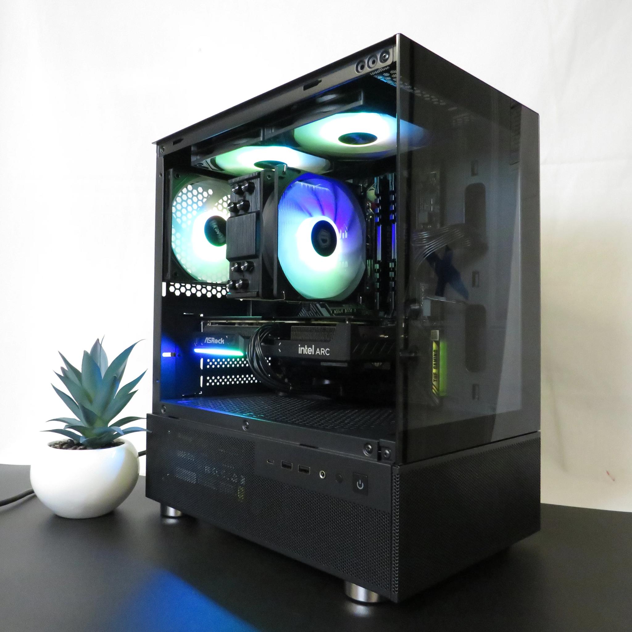 Arc Battlemage: ASRock Challenger Intel Arc B570 + Ryzen 5 5600X + 16 GB DDR4 + 1 TB NVME