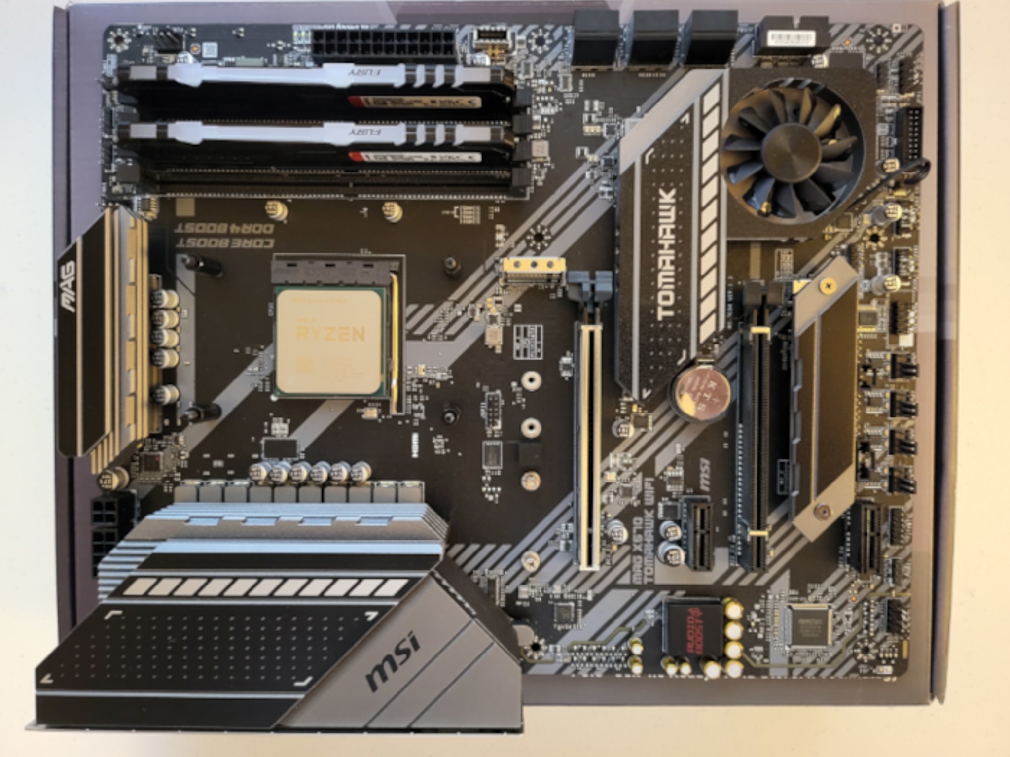 Ryzen 9 5900X, MAG X570 Mobo, 32GB Ram, NZXT 280mm AIO