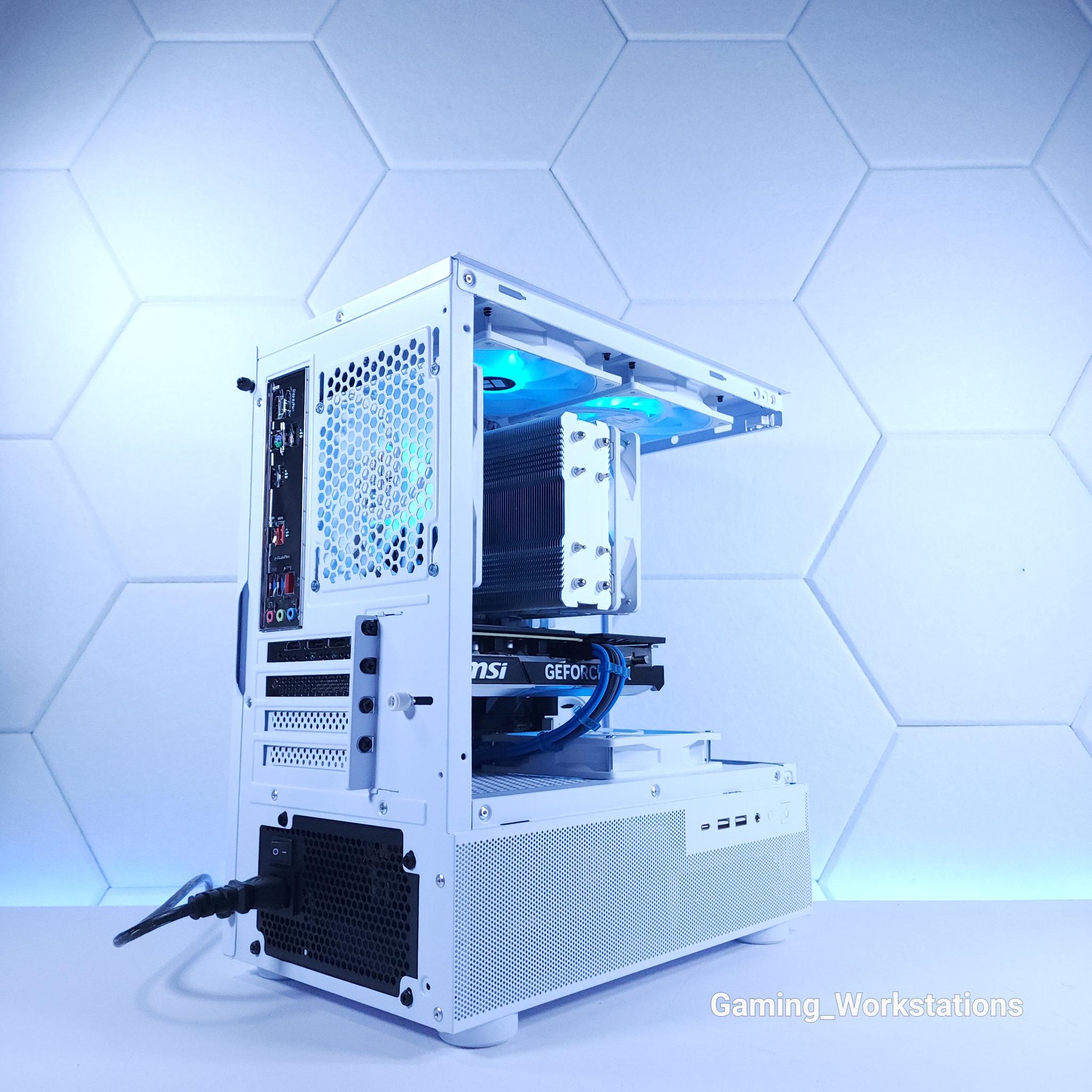 💙🤍RTX 4070 || Ryzen 5 7500F || 2TB NVMe SSD || 32GB 6000MHz DDR5 || 1440p Gaming Computer