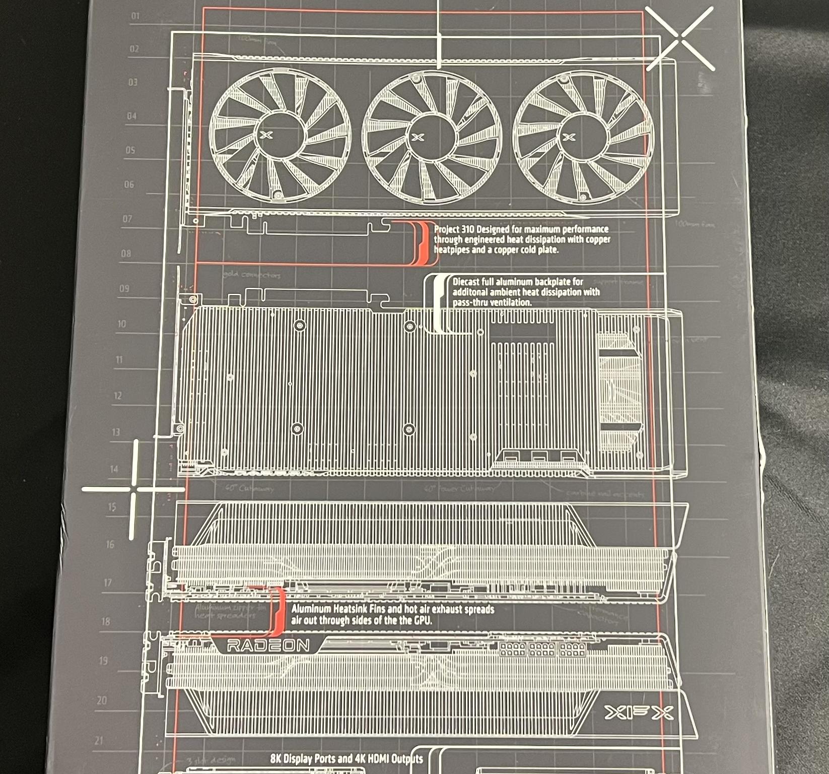 Limited Edition XFX Mercury AMD Radeon RX 7900 XTX Magnetic Air Gaming Graphics Card