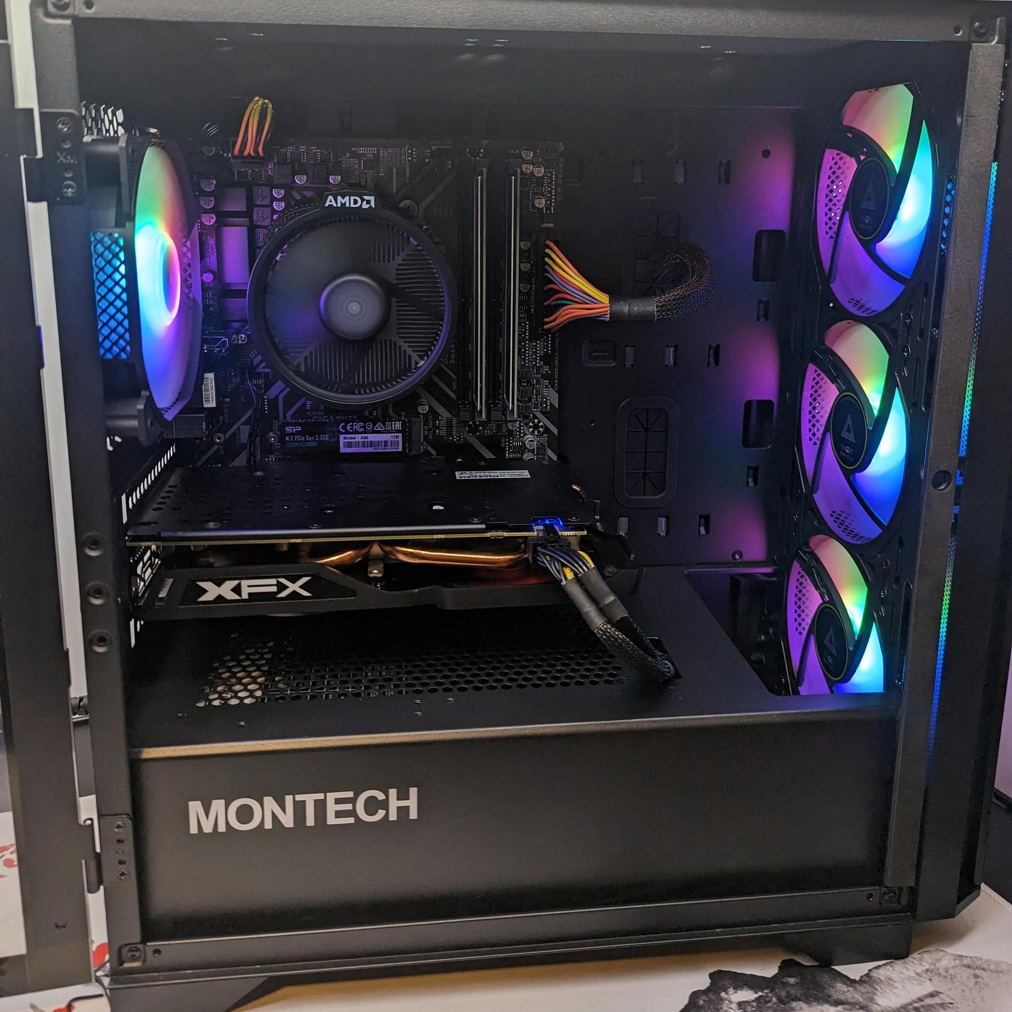 Gaming Rig/Streaming Rig Ryzen 5 3600/ 16GB DDR4 / 1TB SSD / RX570 8GB