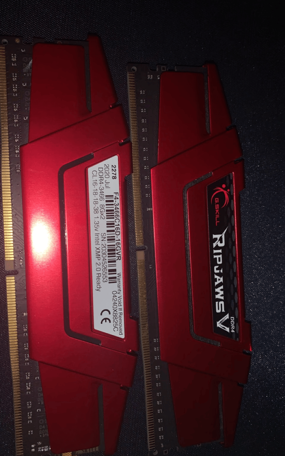 FREE SHIPPING || 2x8gb G.Skill Ripjaws V DDR4-3466 c16