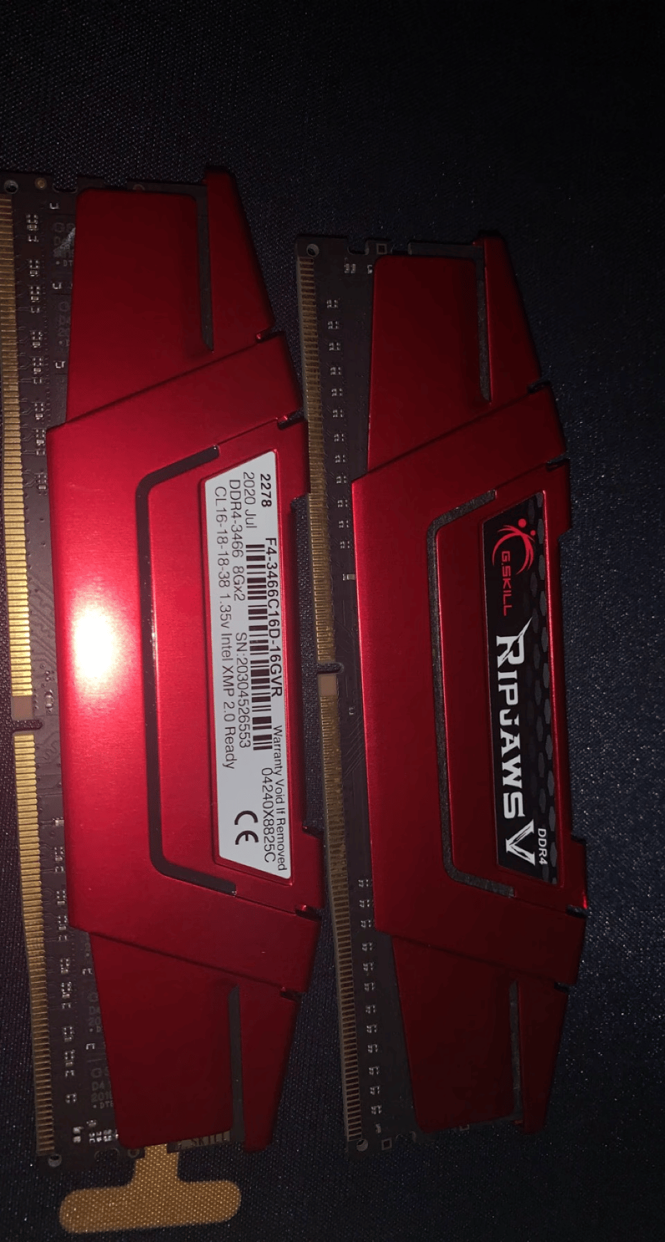FREE SHIPPING || 2x8gb G.Skill Ripjaws V DDR4-3466 c16