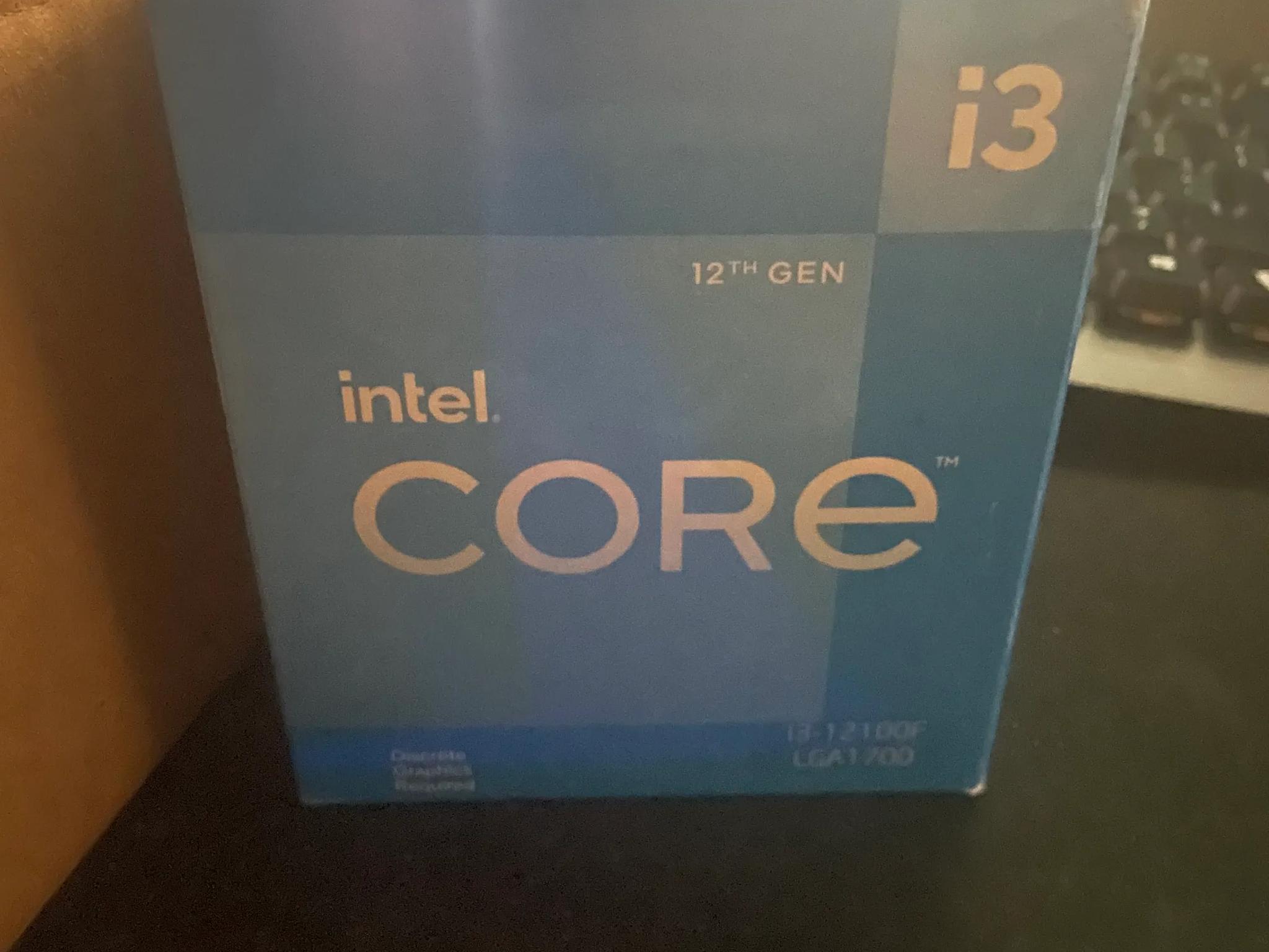 intel core i3-12100f