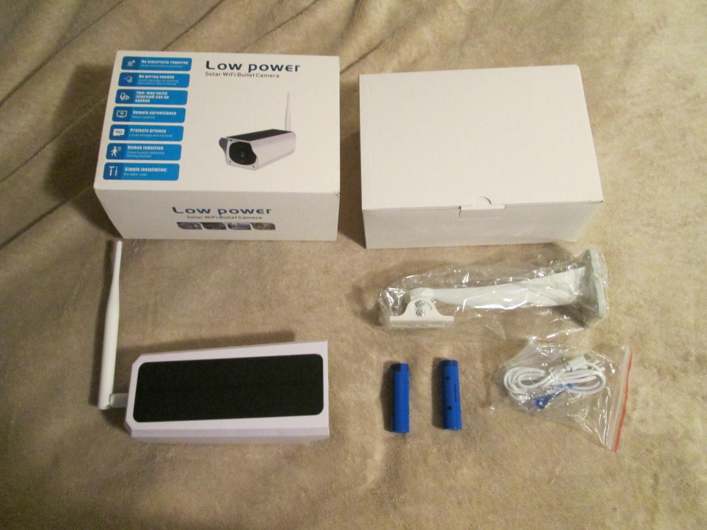 Solar Outdoor Wifi Security Camera New In Box