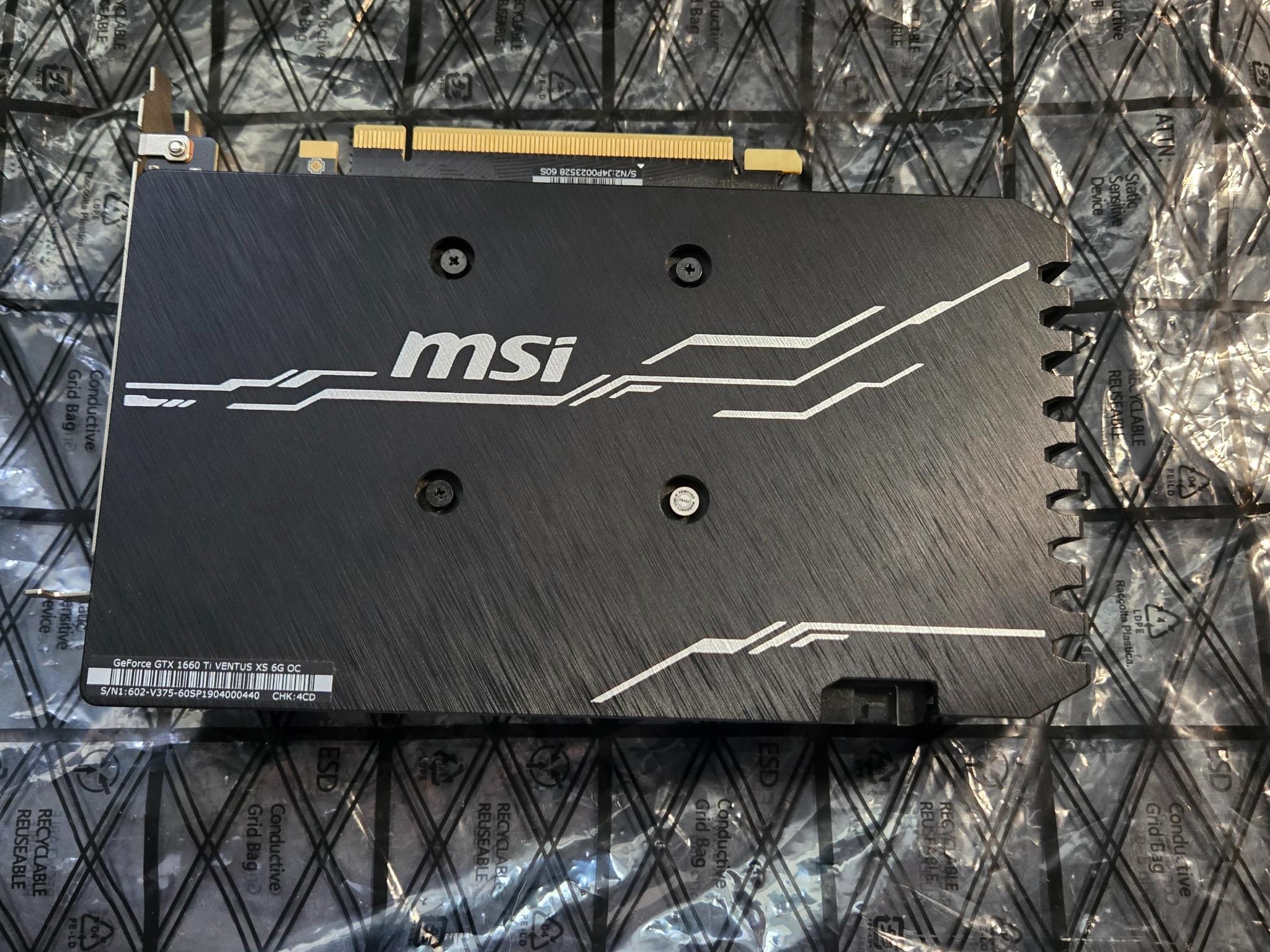 MSI Ventus GTX 1660 Ti OC
