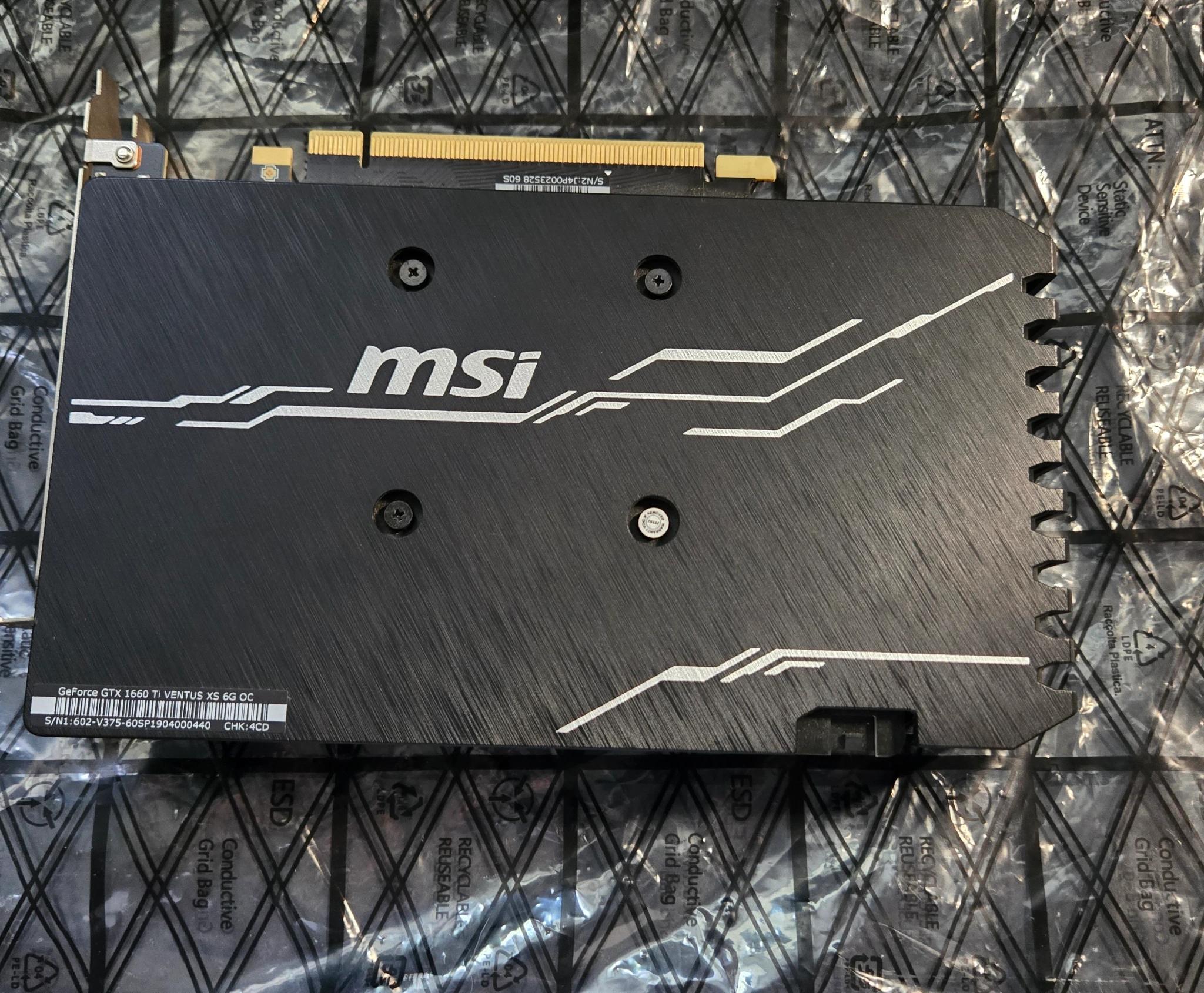 MSI Ventus GTX 1660 Ti OC