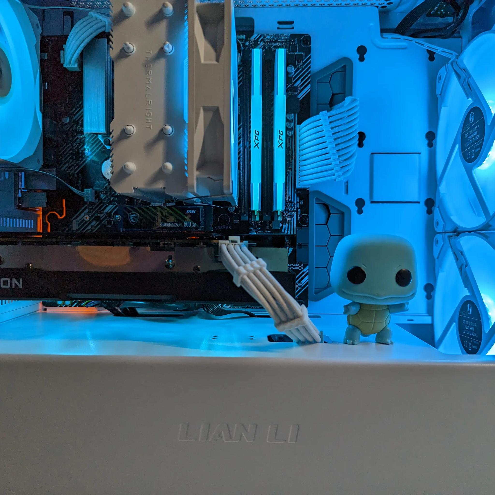 🐢🧊Squirtle🧊🐢-Gaming PC-AMD RX 6600 8GB-AMD Ryzen 5 5600G-16GB DDR4 -500GB NVME
