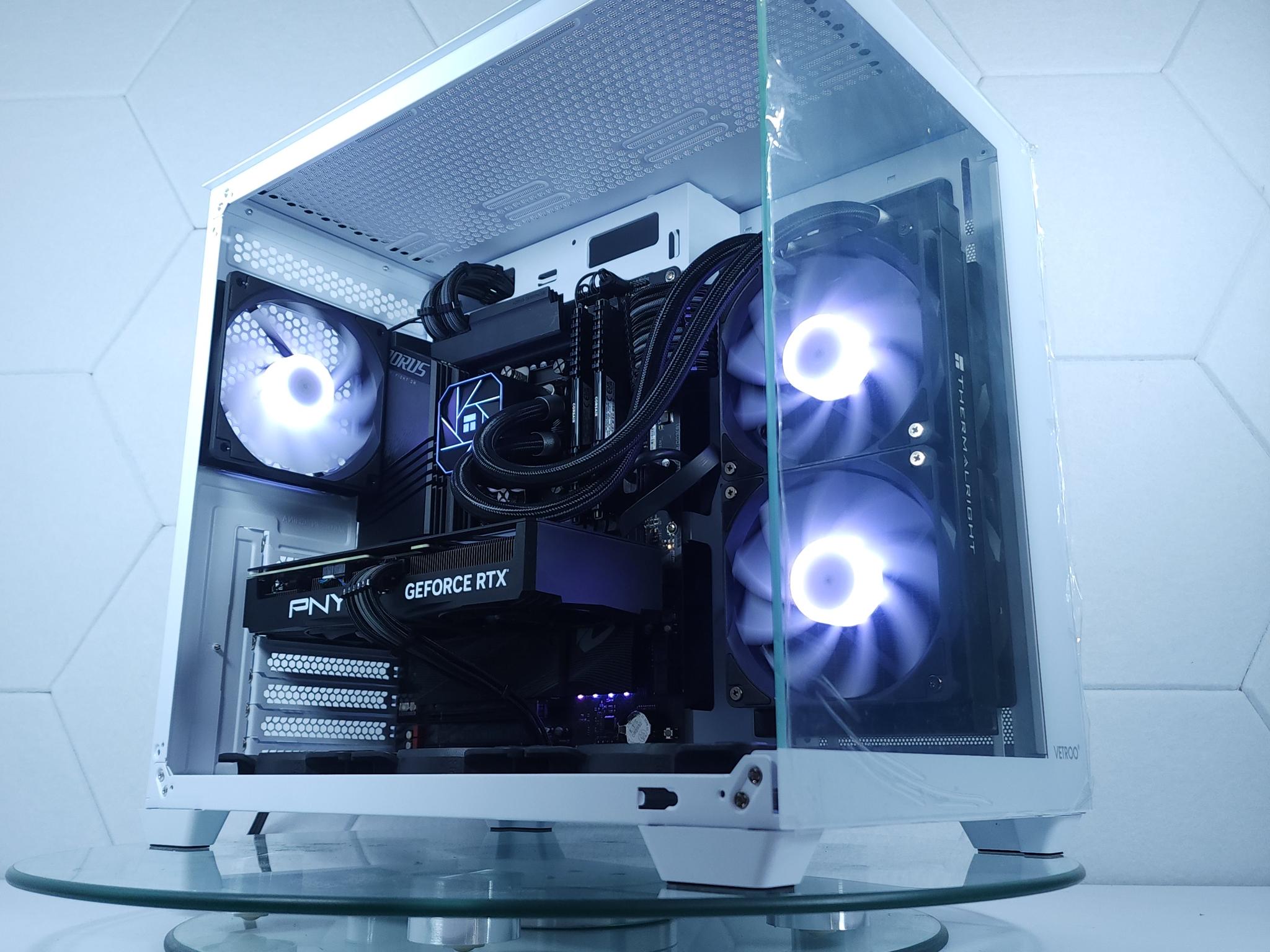 🤍RTX 4070 Super●Core i7 12700KF●1440p Gaming Computer