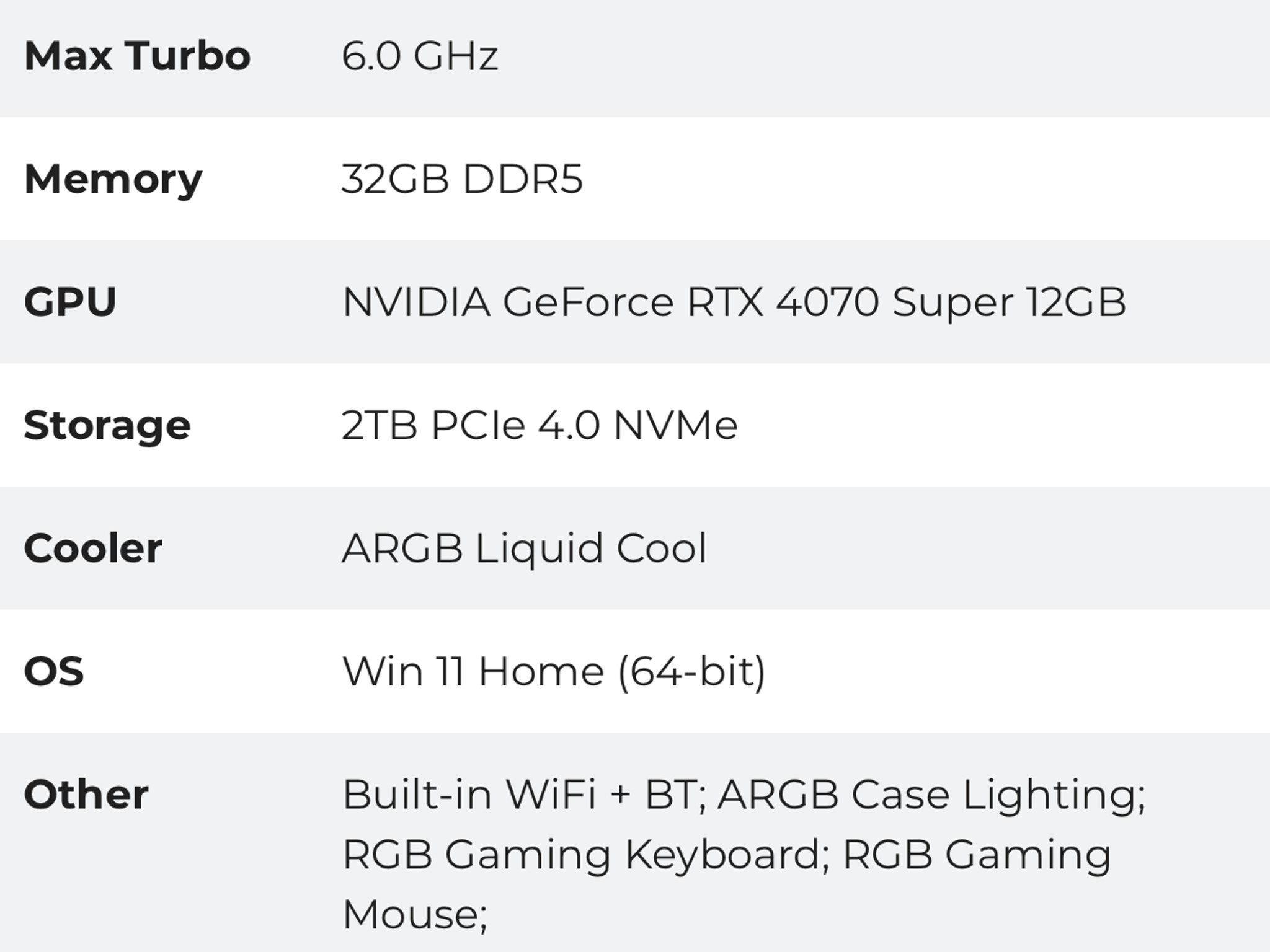 CyberPowerPC i9-14900KF | RTX 4070 Super | 32GB DDR5 | 2TB SSD