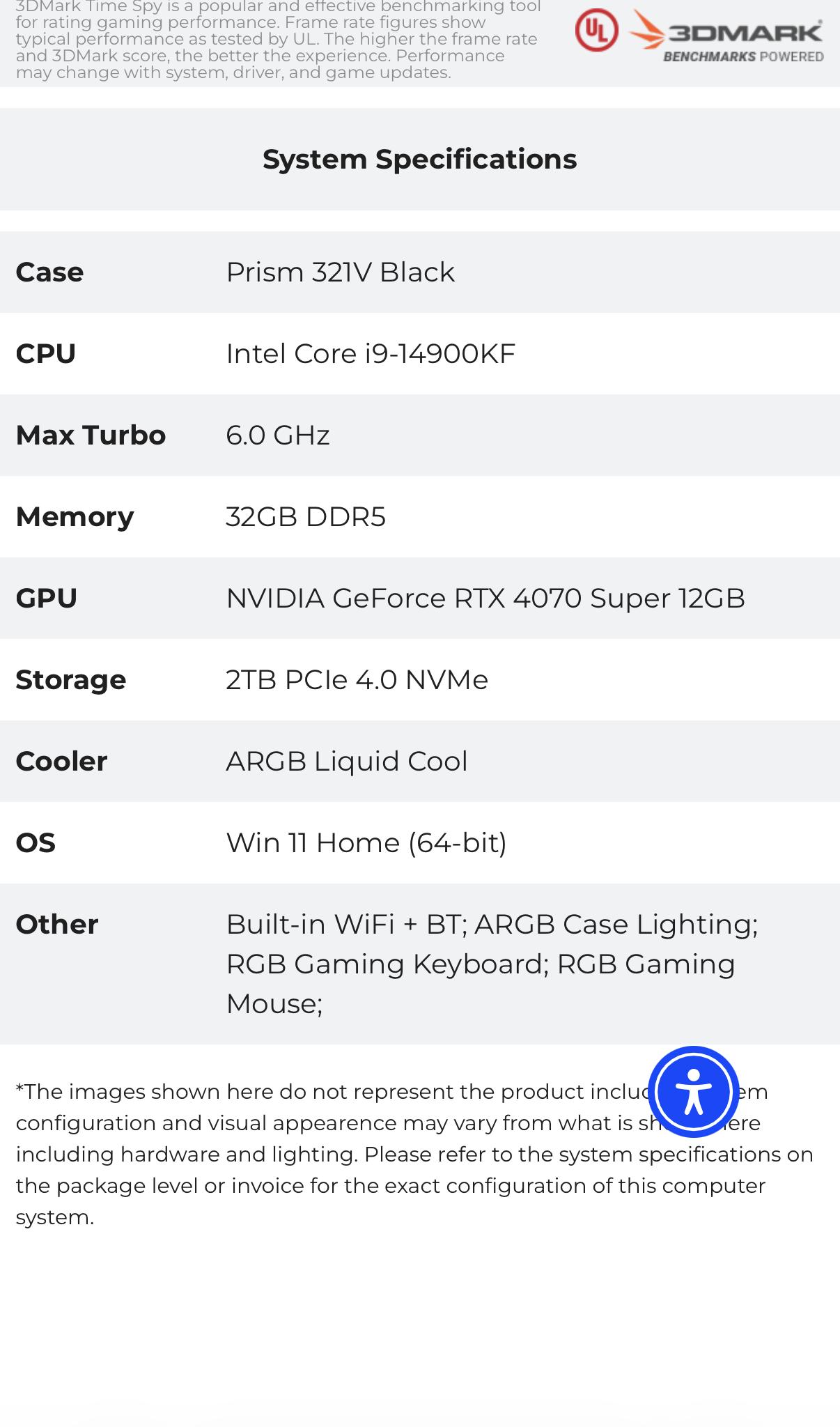 CyberPowerPC i9-14900KF | RTX 4070 Super | 32GB DDR5 | 2TB SSD