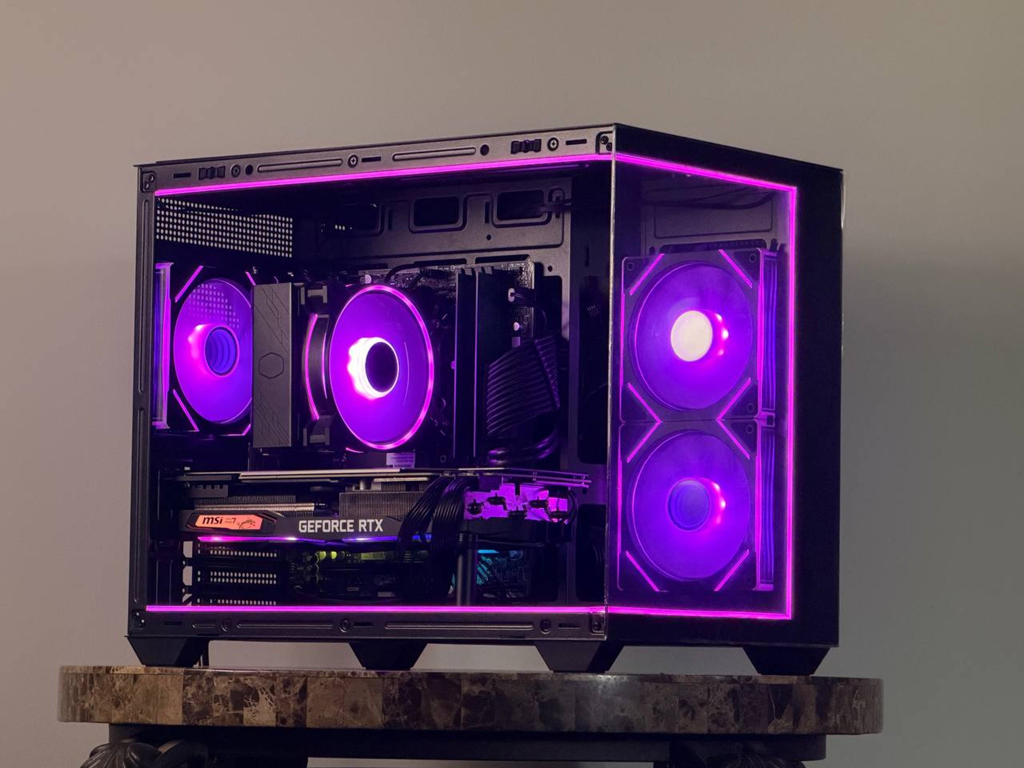 FREE SHIP 🖤🌈 Black RGB Gaming PC | RTX 2070 Super | Core i7-9700F | 512 GB SSD | 16 GB DDR4 🌈🖤