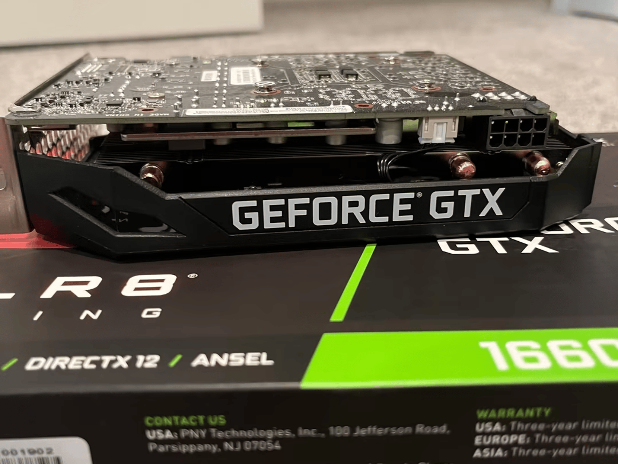 Used - PNY GeForce GTX 1660 Super 6Gb Black - Used