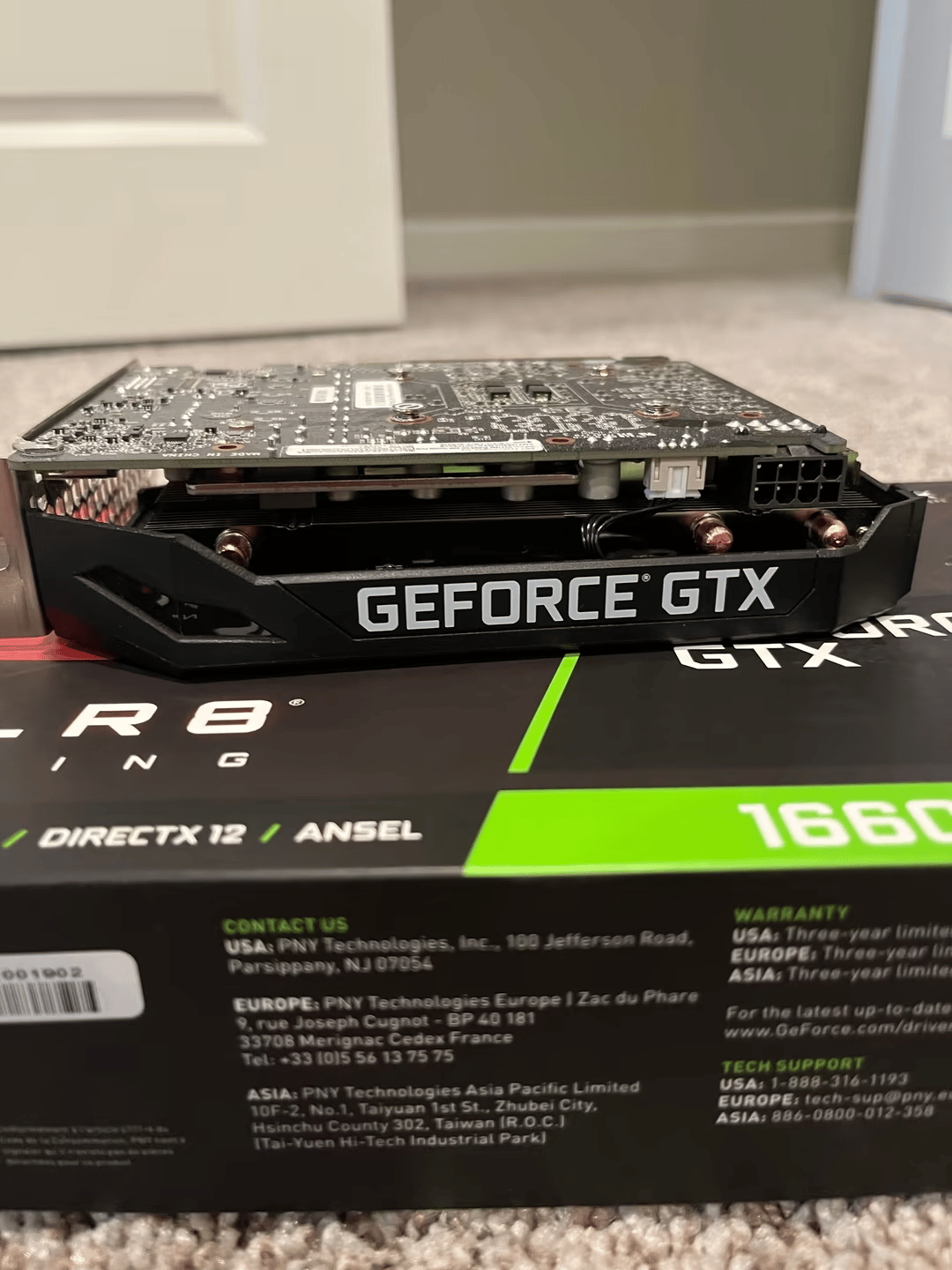 Used - PNY GeForce GTX 1660 Super 6Gb Black - Used