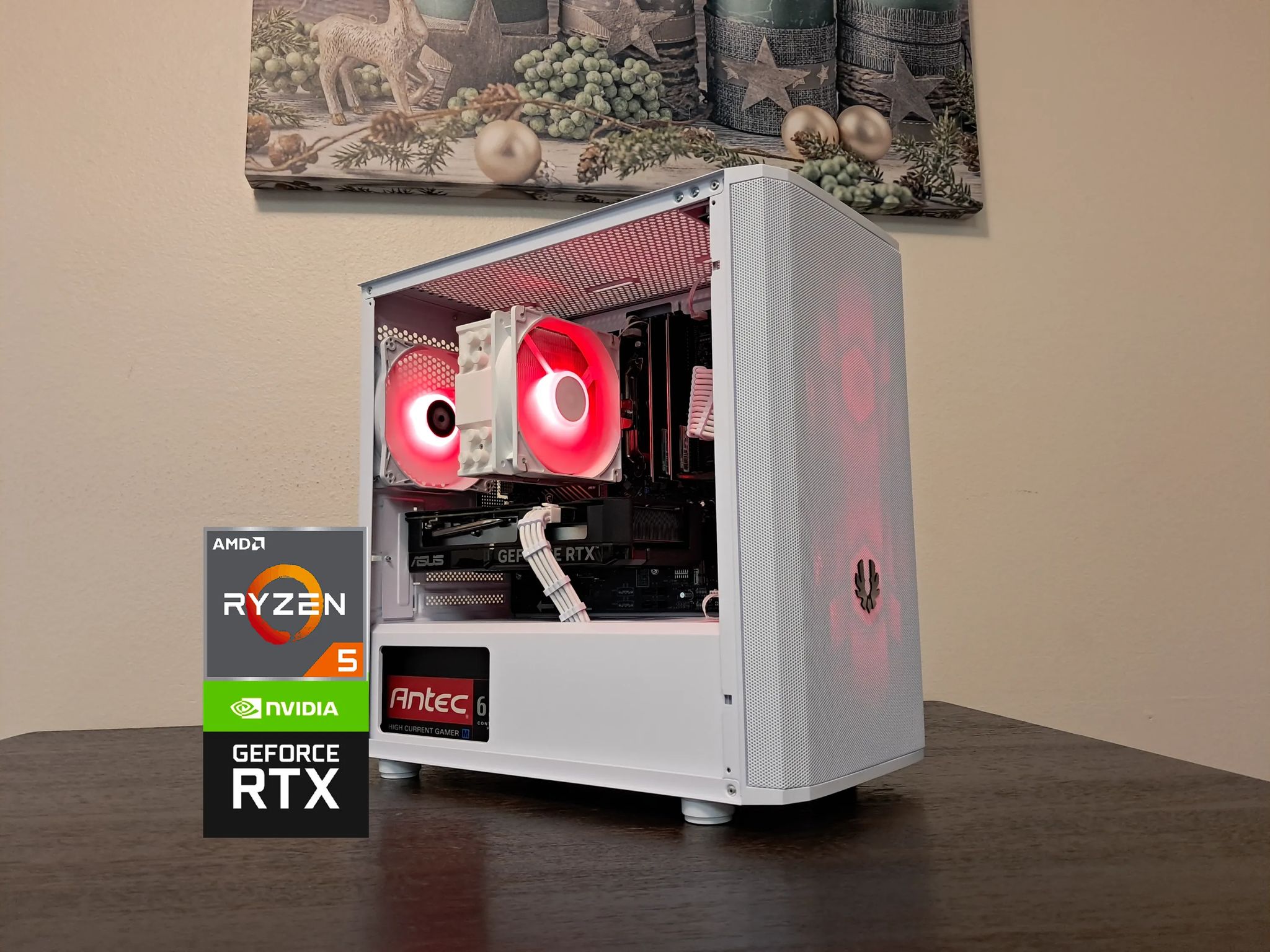 ❄️🌋Ice Volcano RTX Gamer🌋❄️ RTX 4060 | Ryzen 5 5600G | 1TB SSD