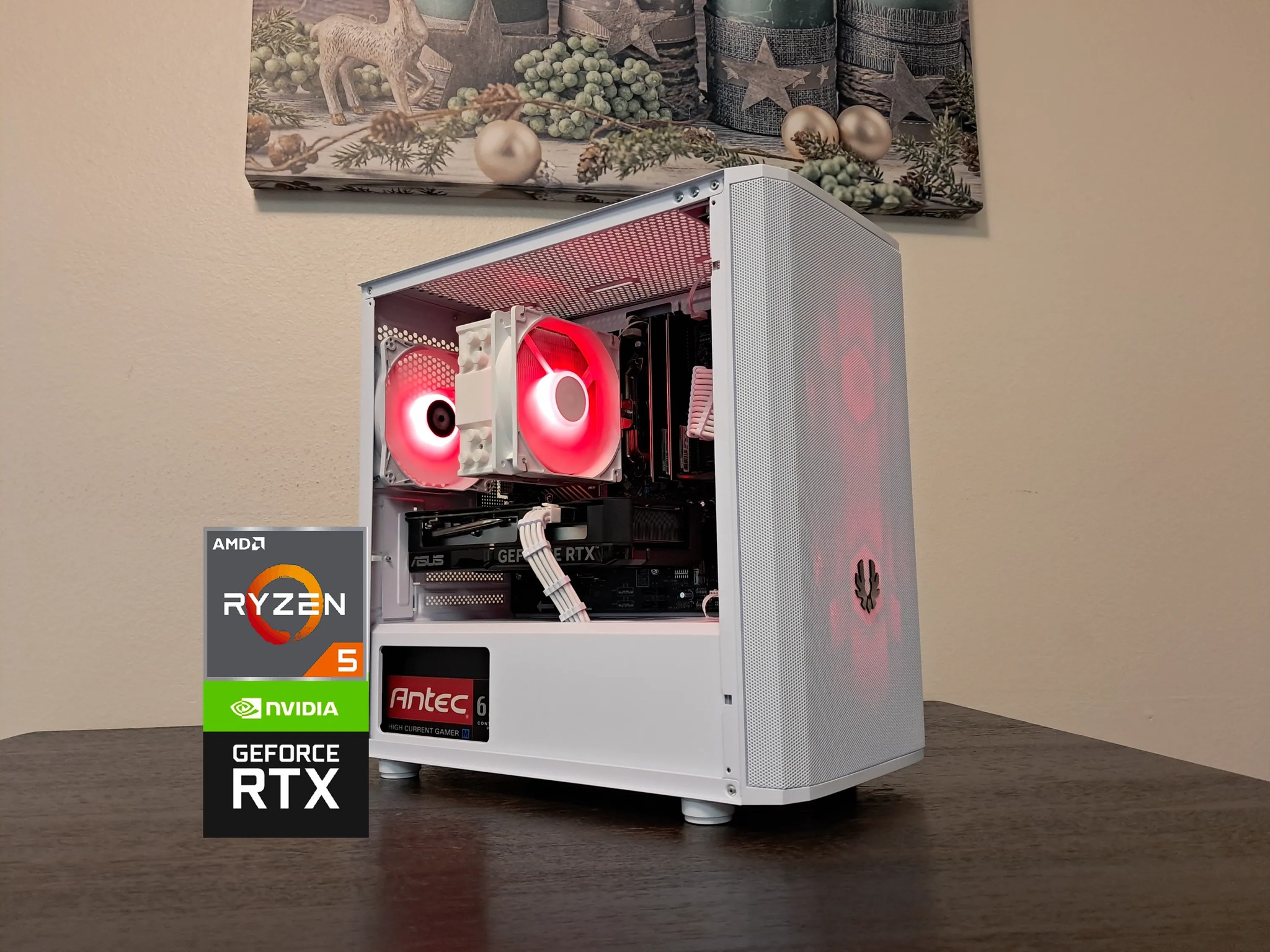 ❄️🌋Ice Volcano RTX Gamer🌋❄️ RTX 4060 | Ryzen 5 5600G | 1TB SSD