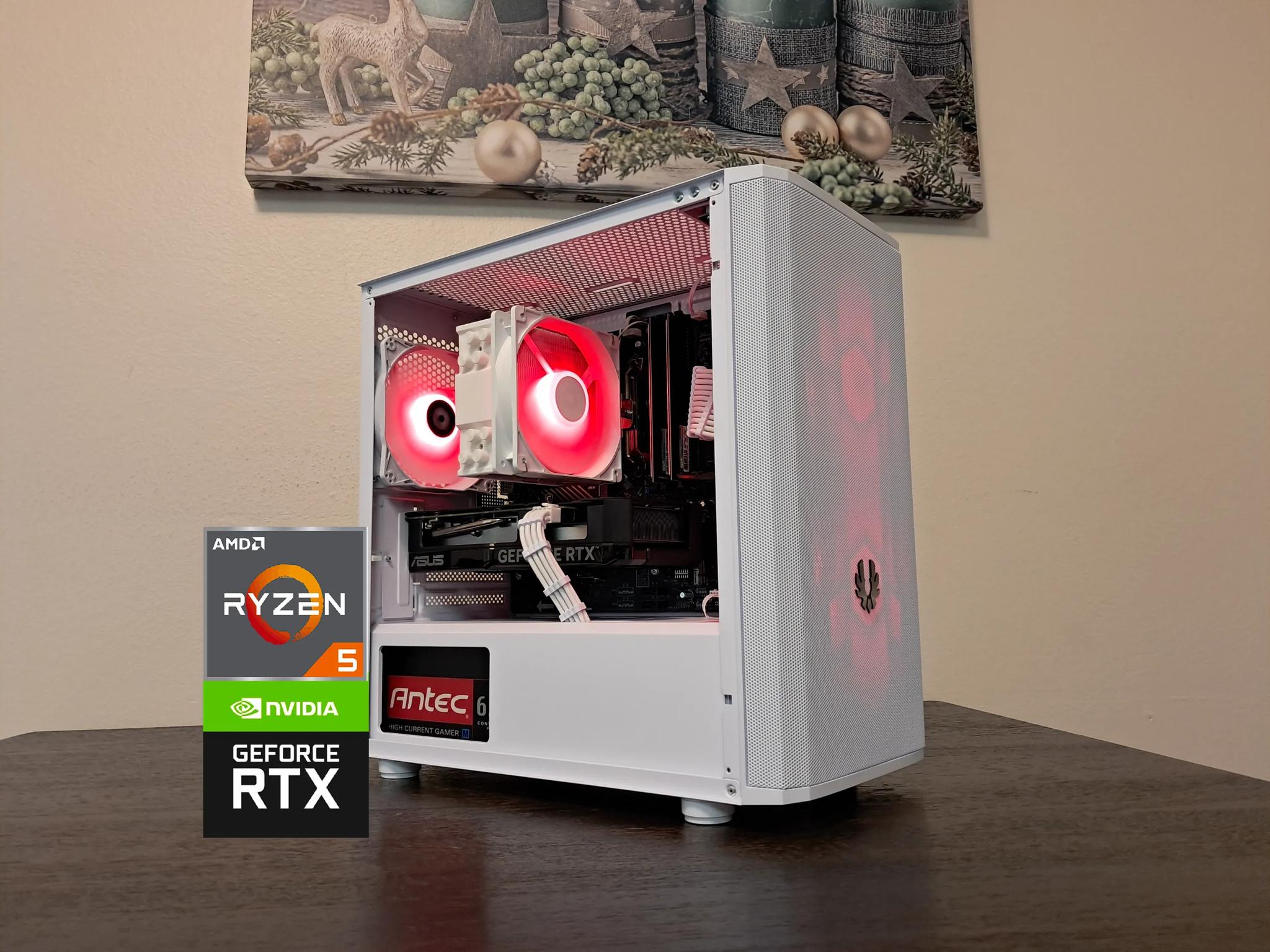❄️🌋Ice Volcano RTX Gamer🌋❄️ RTX 4060 | Ryzen 5 5600G | 1TB SSD