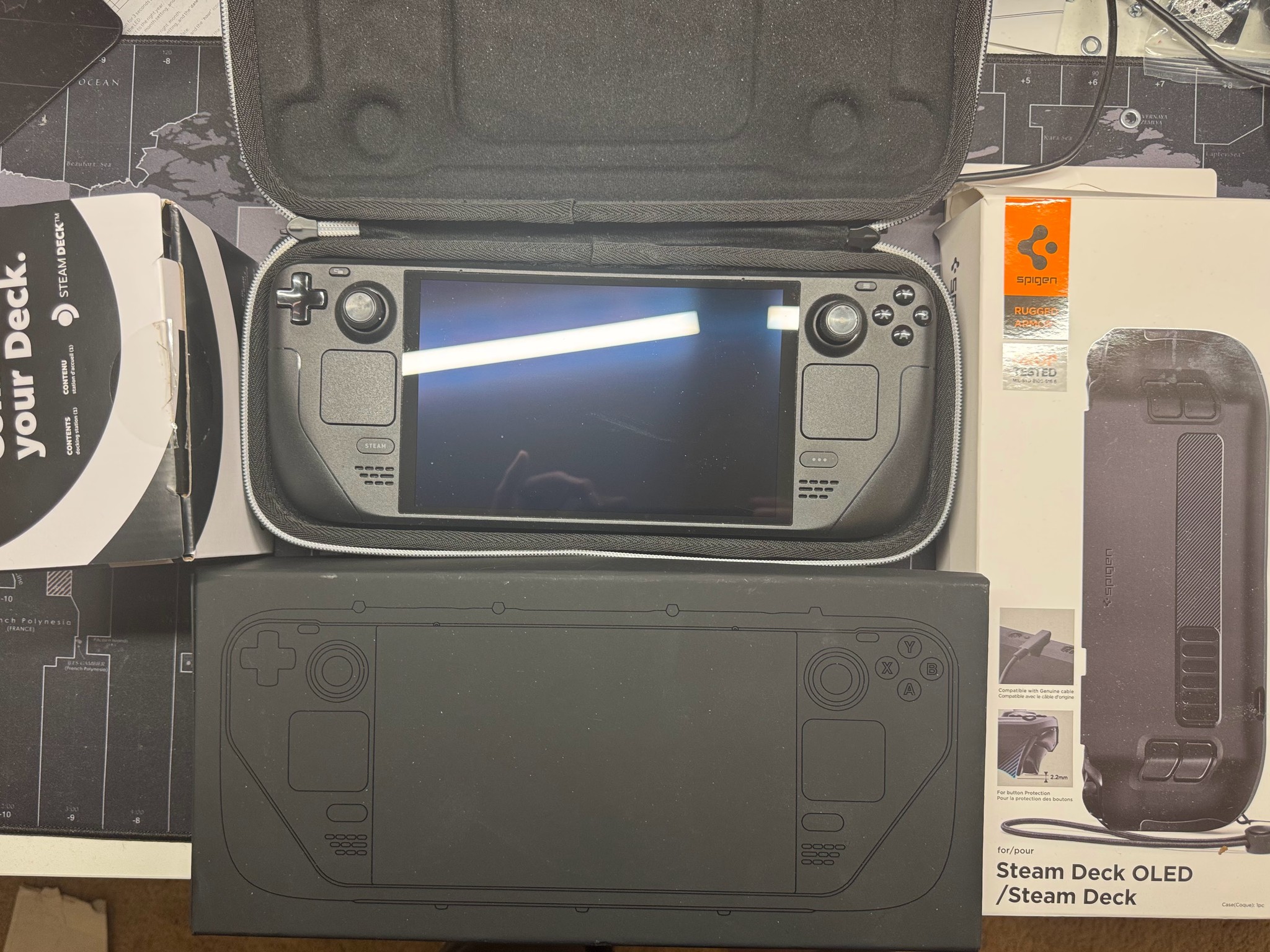 512 GB OLED Steam Deck with extras