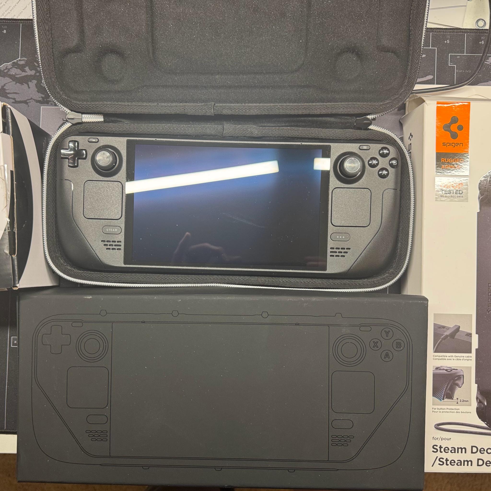 512 GB OLED Steam Deck with extras