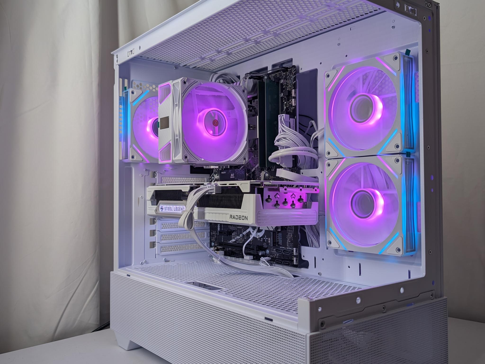 9070XT 16GB | I5 12600KF | 16GB DDR5 | 1TB NVME | 1000W PSU |ALL WHITE