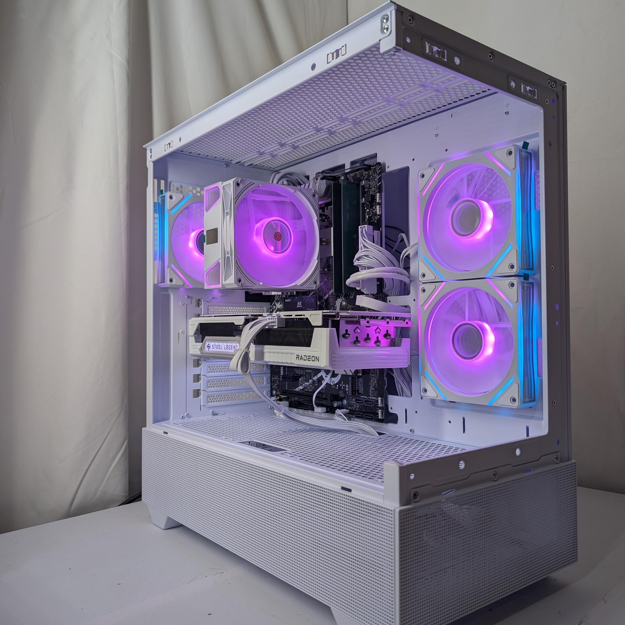 9070XT 16GB | I5 12600KF | 16GB DDR5 | 1TB NVME | 1000W PSU |ALL WHITE
