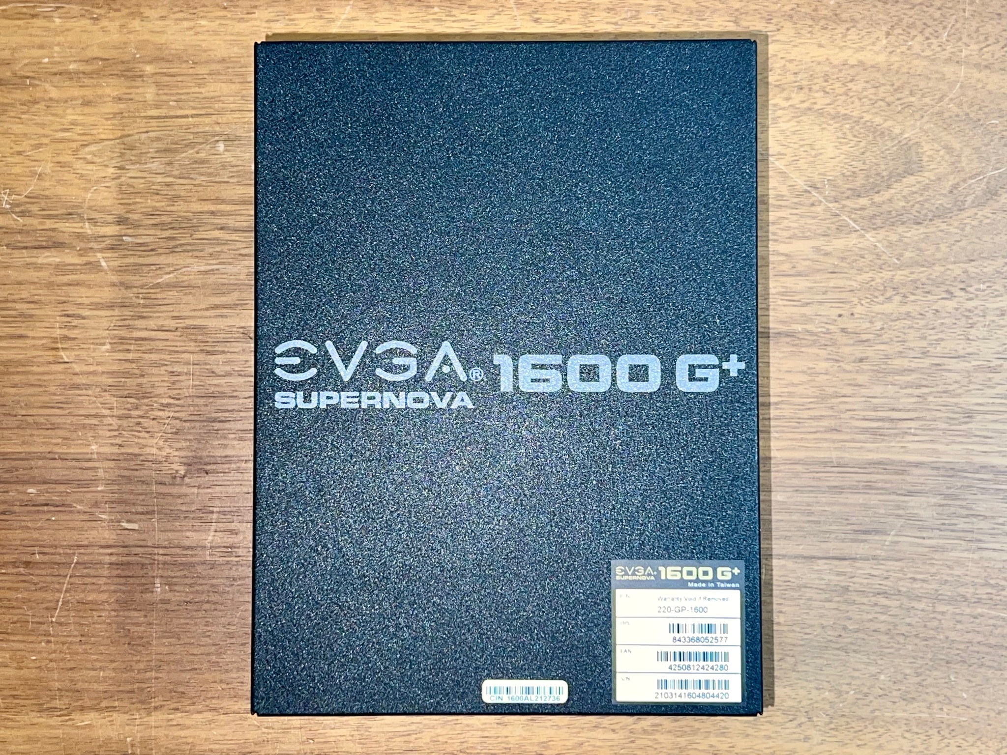 EVGA SuperNOVA 1600 G+, 80+ GOLD 1600W, Fully Modular Power Supply