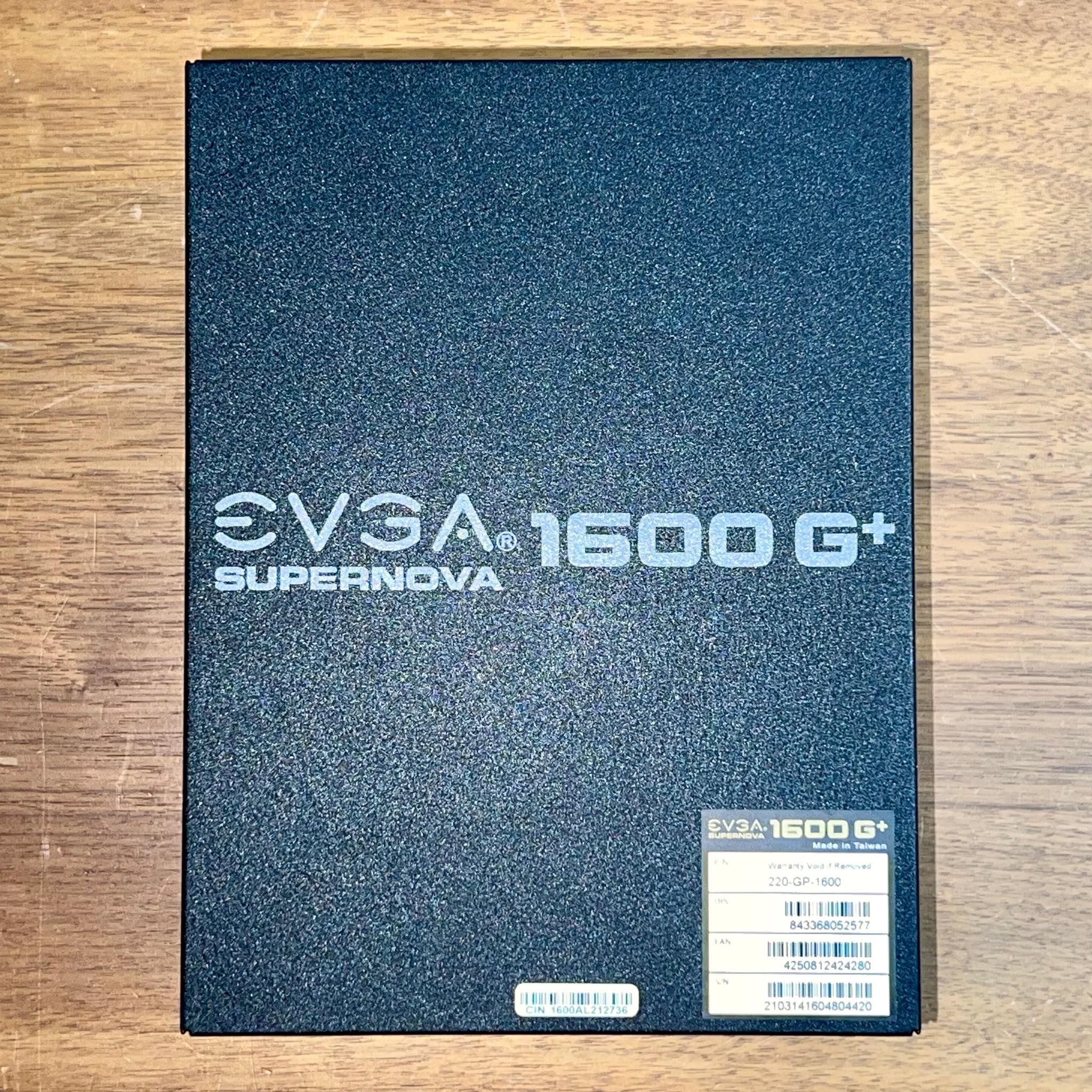 EVGA SuperNOVA 1600 G+, 80+ GOLD 1600W, Fully Modular Power Supply