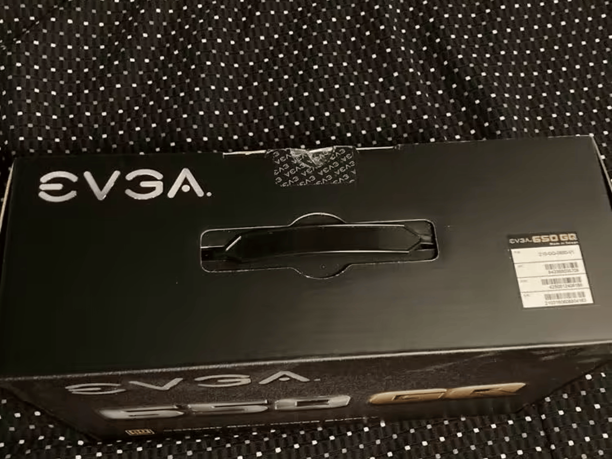 EVGA 650 GQ semi modular 80+ gold 650w power supply BNOB