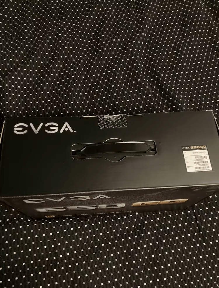 EVGA 650 GQ semi modular 80+ gold 650w power supply BNOB