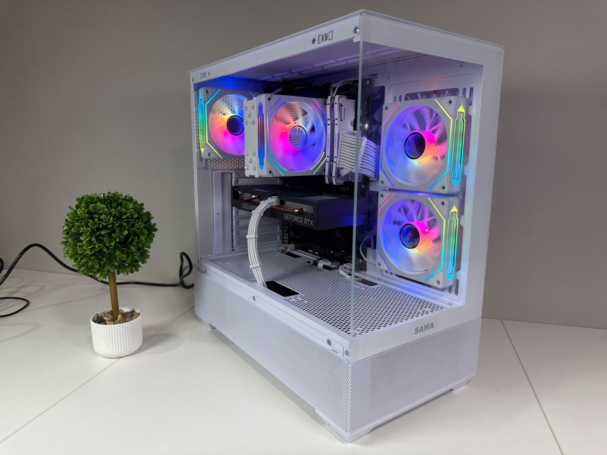 RTX 4060 | Ryzen 7 5700 X | 32GB DDR4 | 1TB SSD | 650W Gold PSU | ARGB Fans | Windows 11 PRO