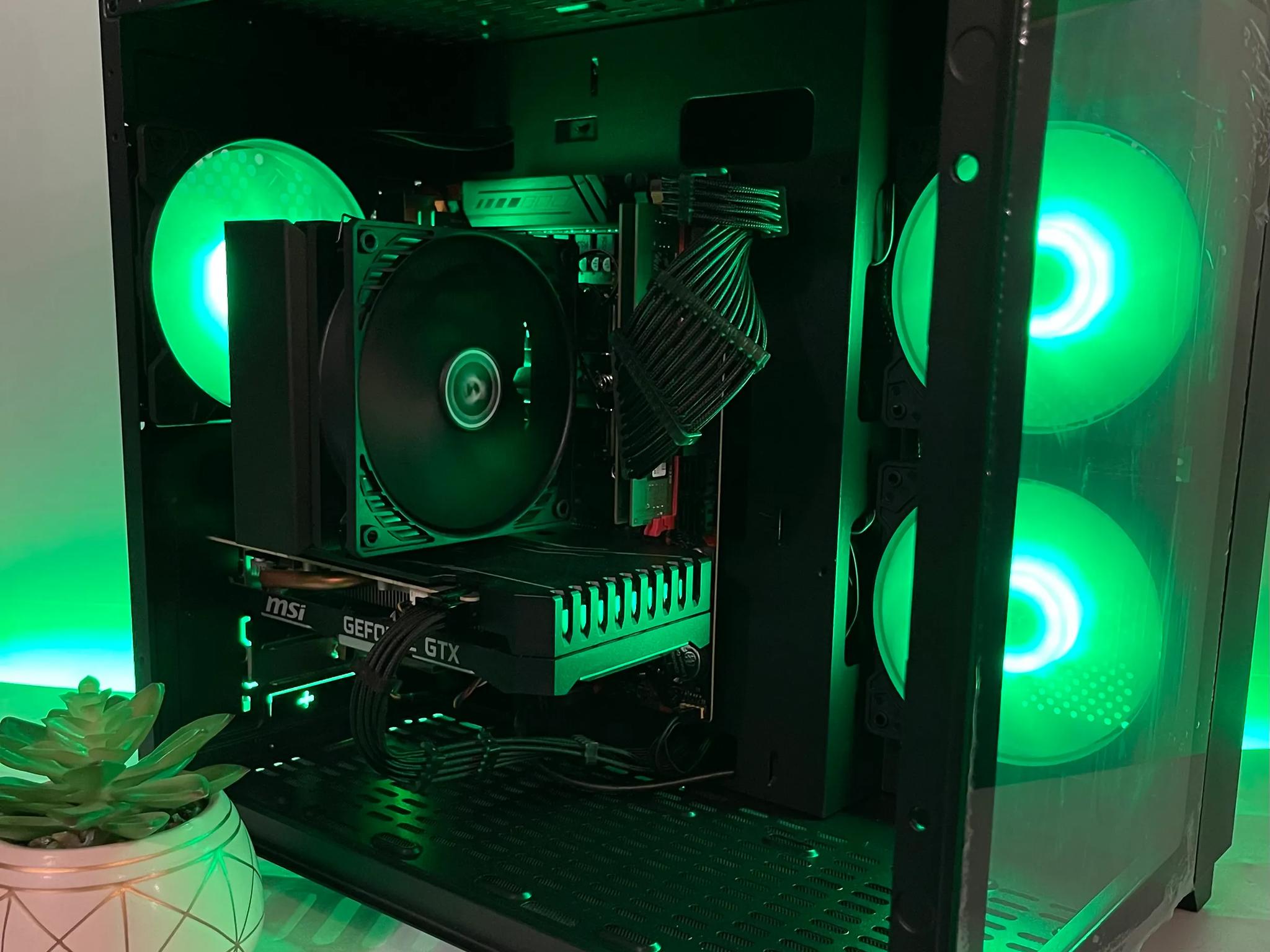 14C/28T RGB Gaming PC (E5-2680 V4, 32GB RAM, GTX 1660 Super, 1TB NVME)