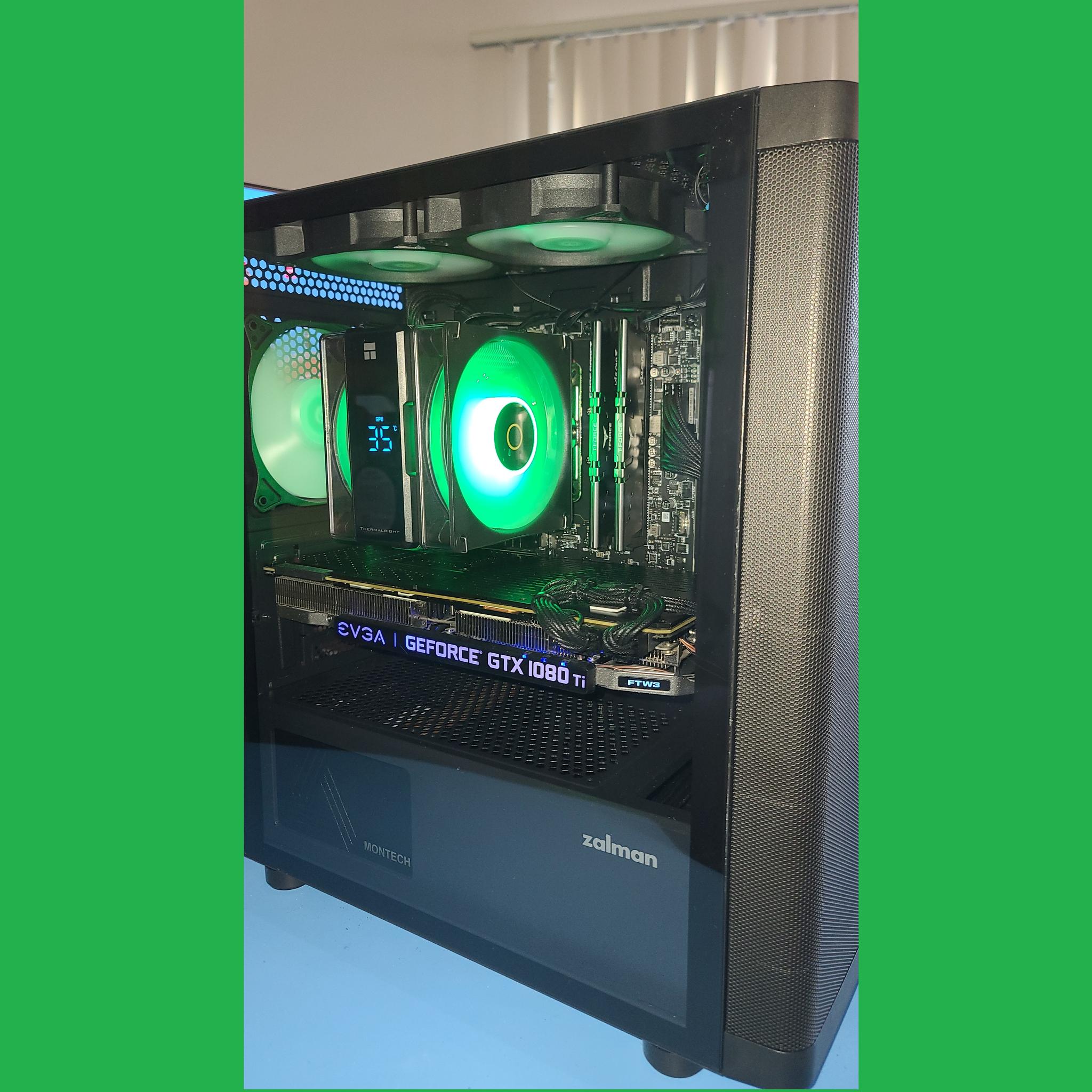 GeForce GTX 1080 Ti Custom Gaming PC - Ryzen 5 5500