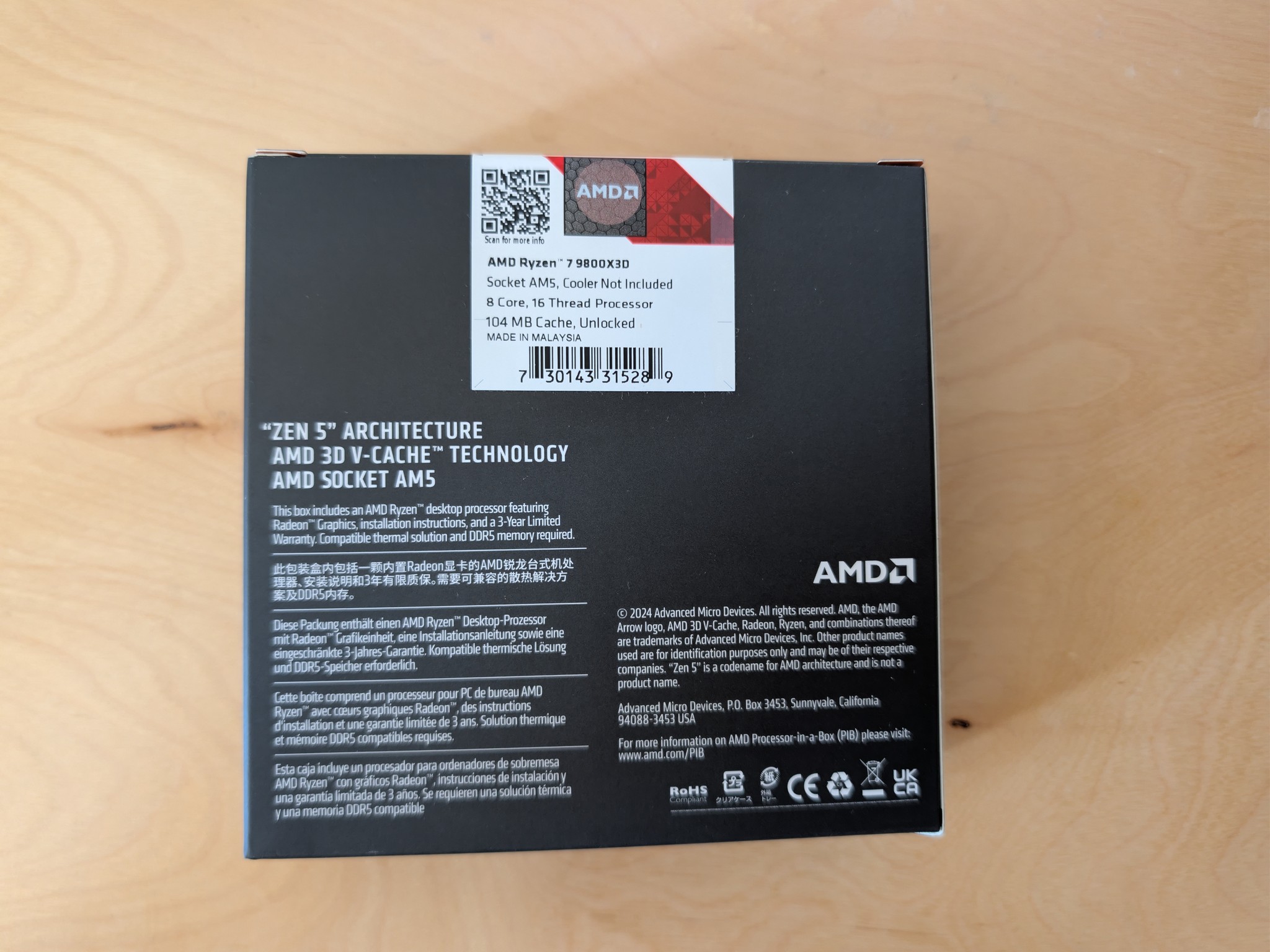 Ryzen 7 9800X3D + Gigabyte X870E AORUS PRO + Corsair Vengeance RGB 32GB DDR5-6400 Bundle