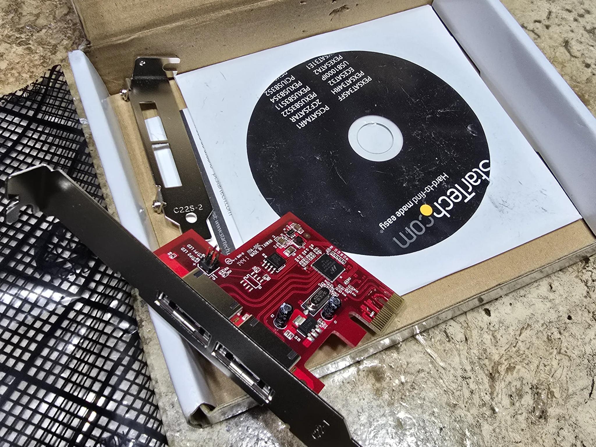 StarTech 2 Port Sata 6 Gbps Express eSata Controller card