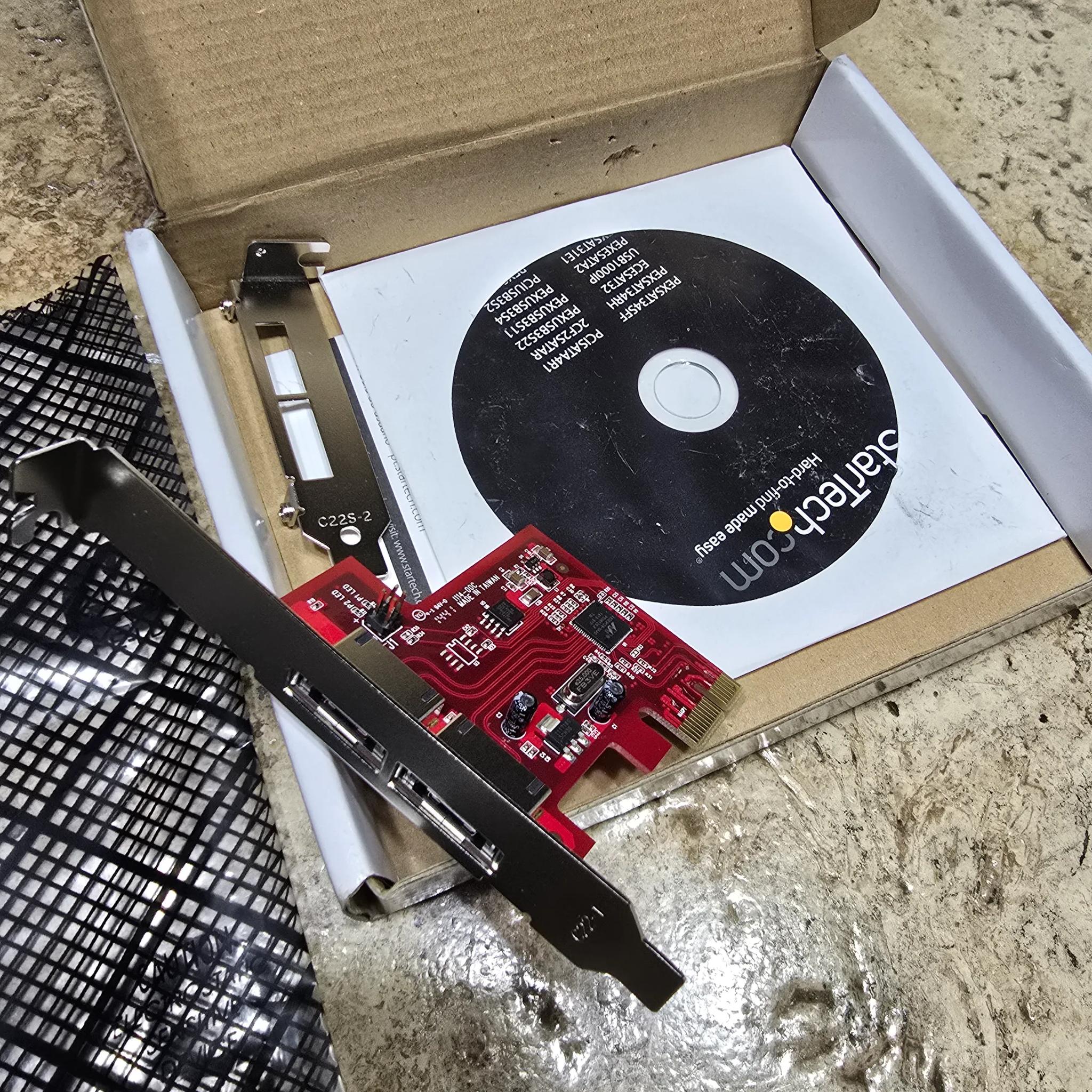 StarTech 2 Port Sata 6 Gbps Express eSata Controller card