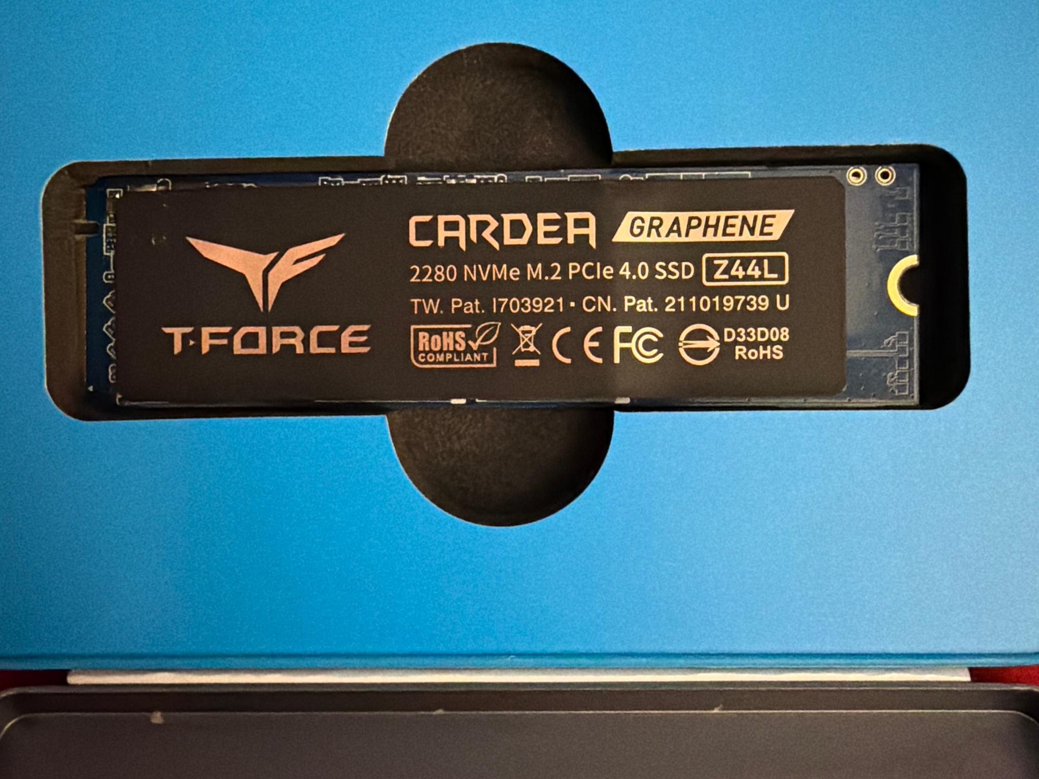 New Open Box 1TB T-Force CARDEA Z44L NVME M.2 PCIe 4.0