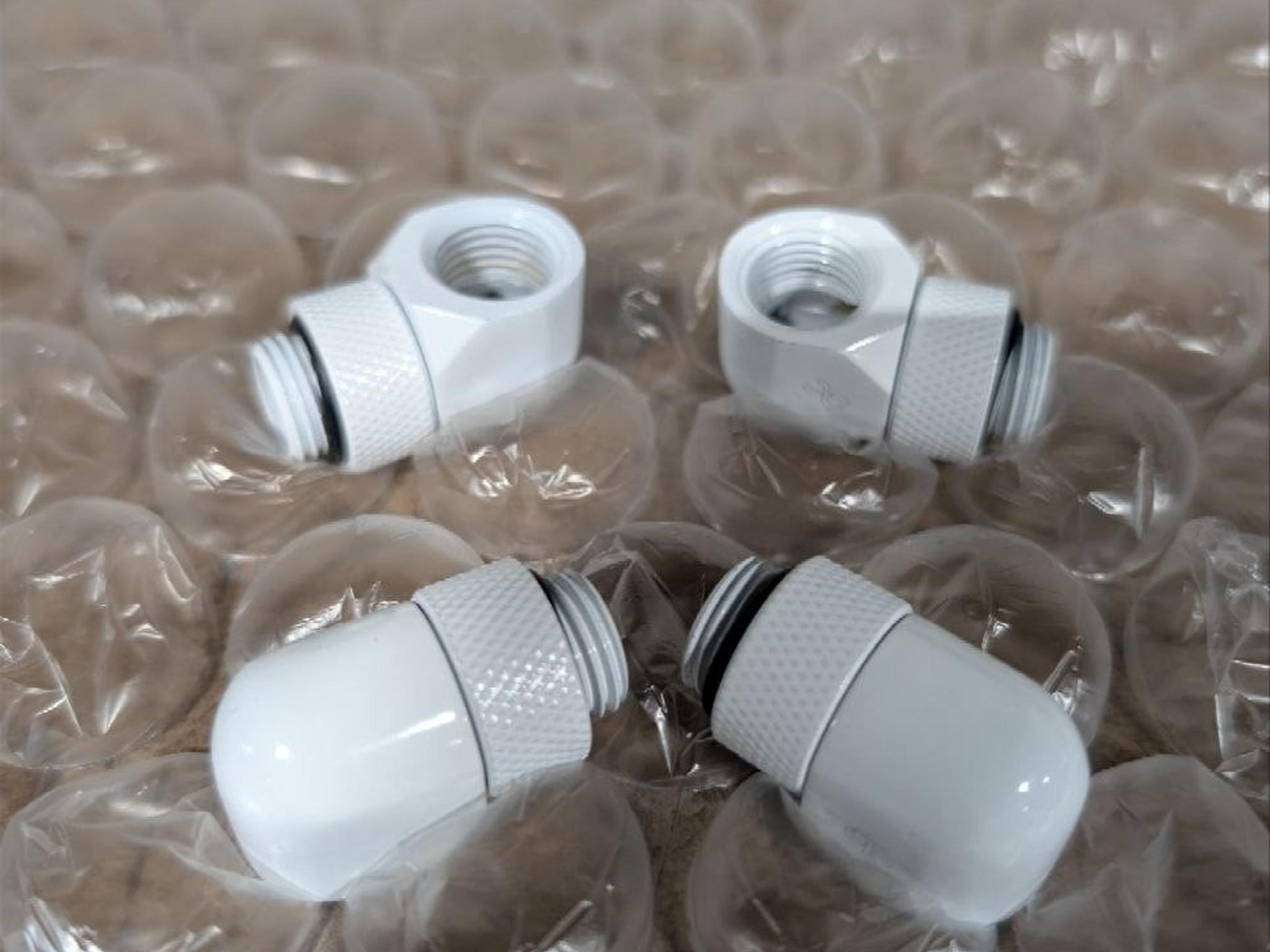 Alphacool Eiszapfen L-Connector Rotatable G1/4 AG to G1/4 IG-4pcs Set (17619)