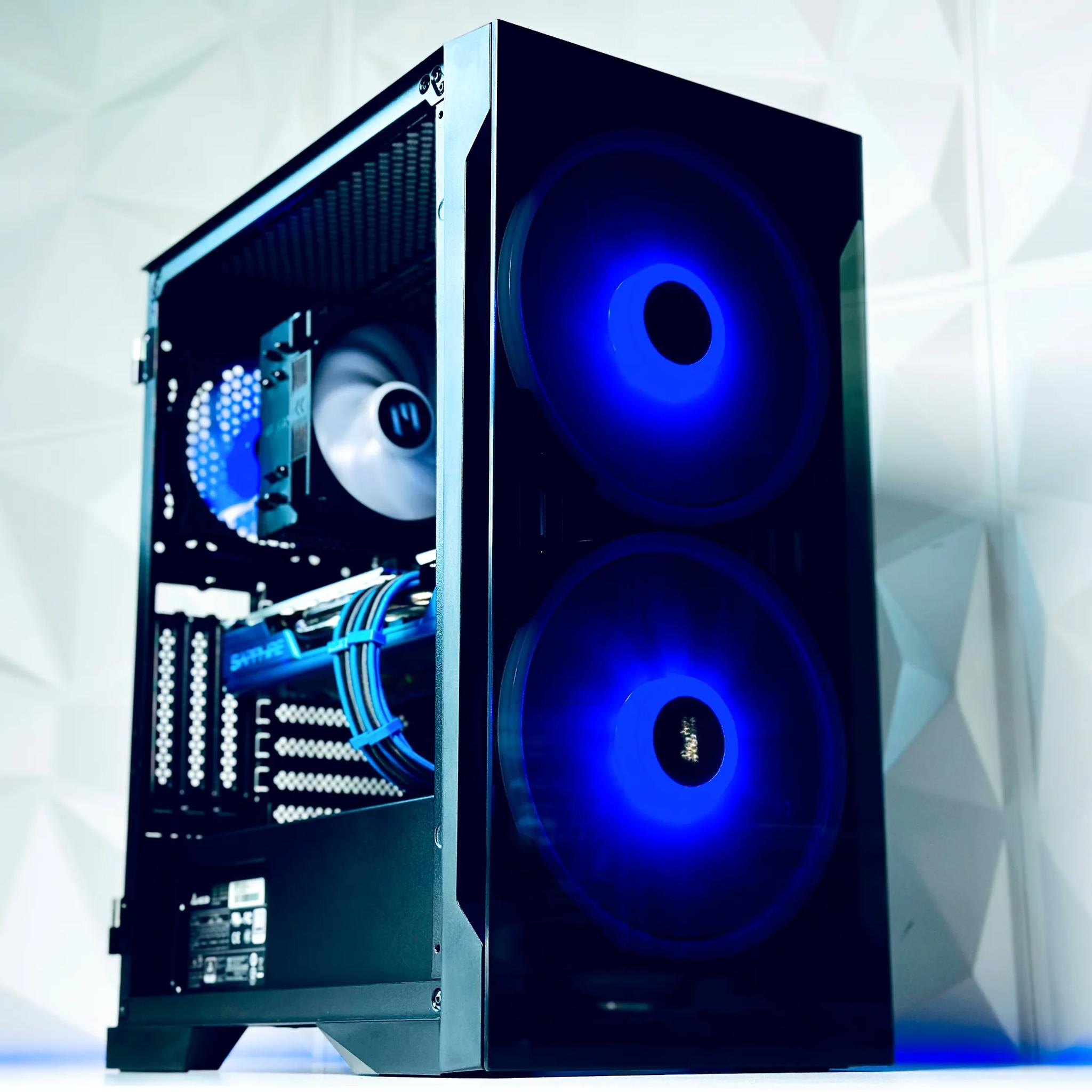 💙💎 SAPPHIRE Gaming PC🔷AMD RX 580 8GB 🔷Intel Core i7 4770🔷16GB  RAM🔷500GB SSD