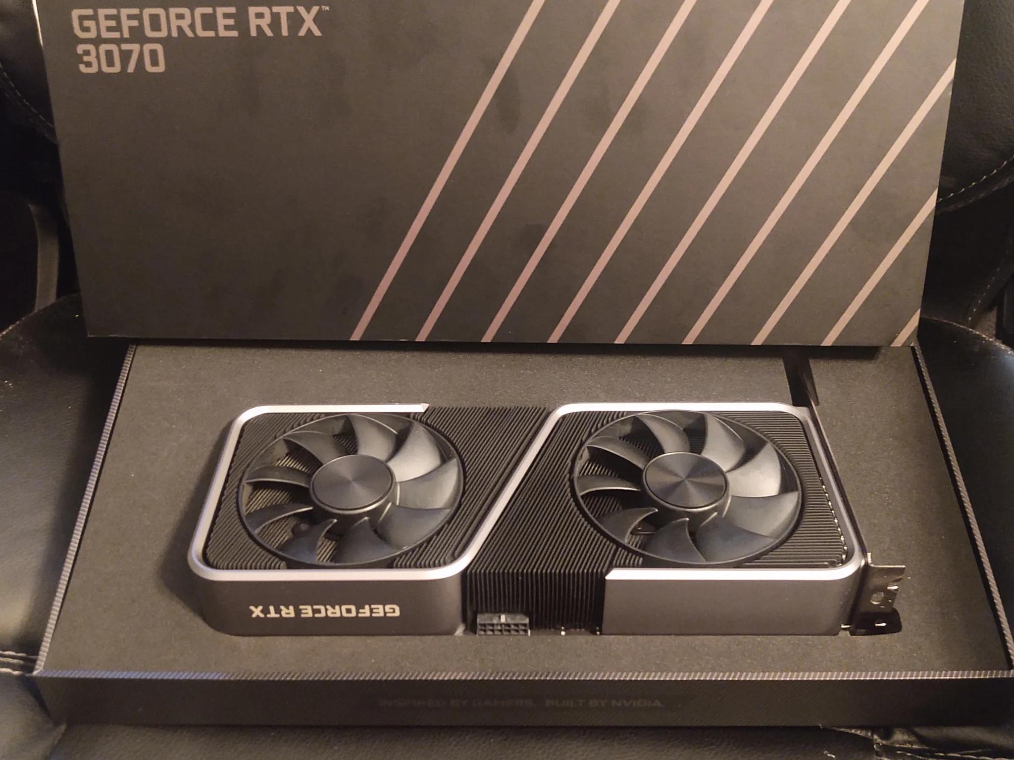 Nvidia 3070 FE (Founder's Edition) Like New, and Bought New