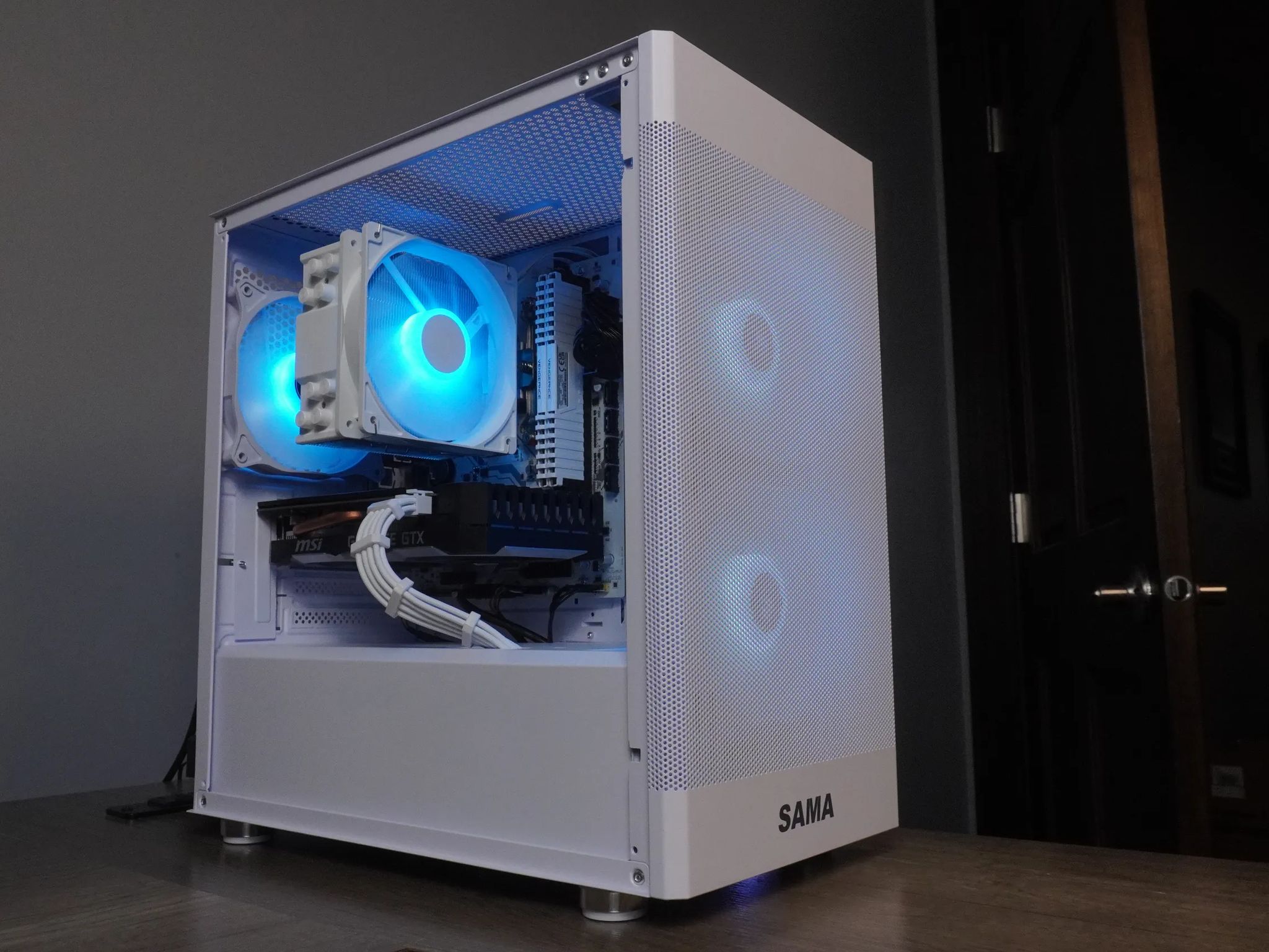 🤍ALL WHITE🤍 1080p GAMING MACHINE 💚GTX 1660 Super 🧡 Ryzen 5 5500 | 16GB | 1TB | WIFI
