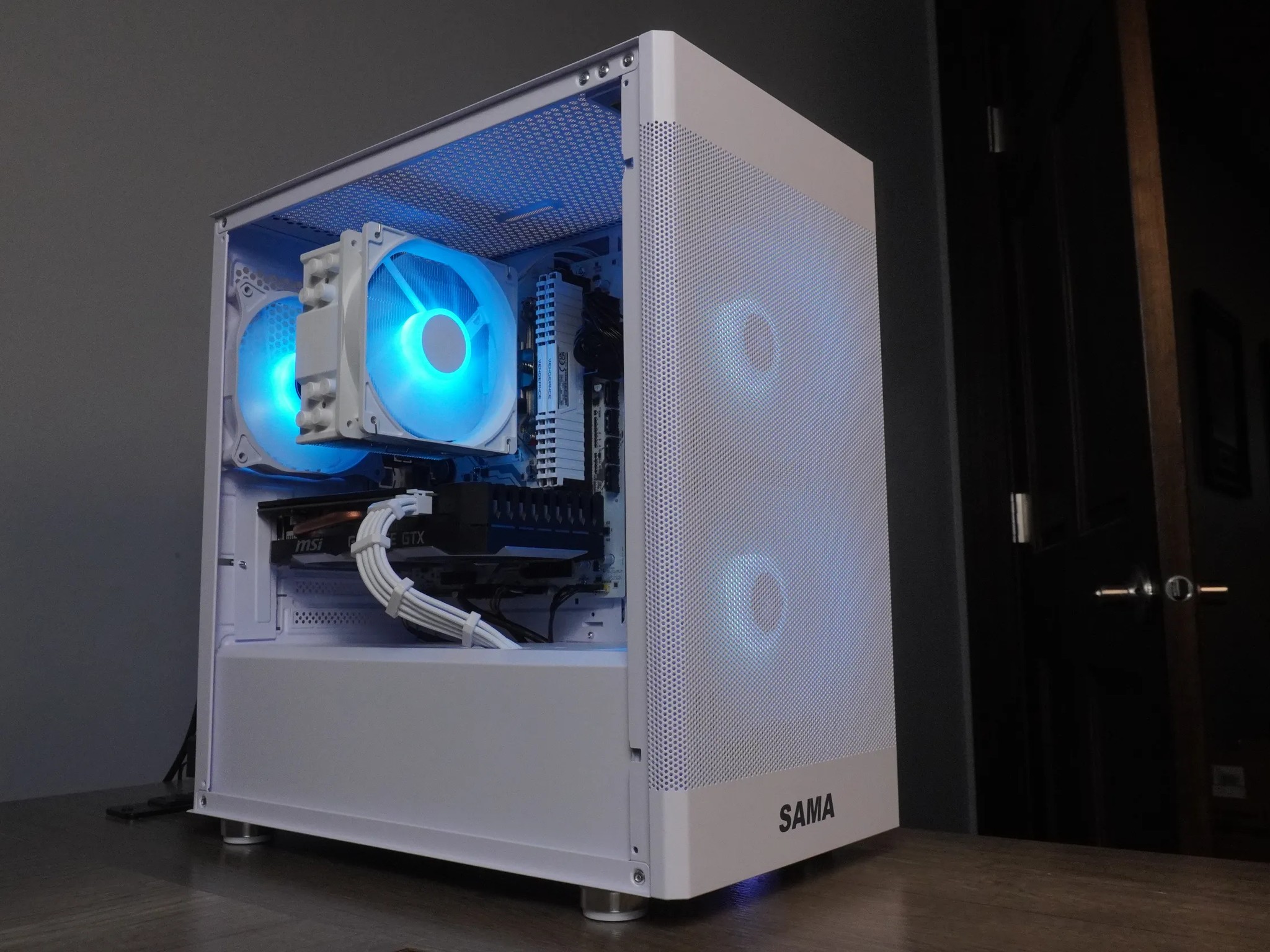 🤍ALL WHITE🤍 1080p GAMING MACHINE 💚GTX 1660 Super 🧡 Ryzen 5 5500 | 16GB | 1TB | WIFI