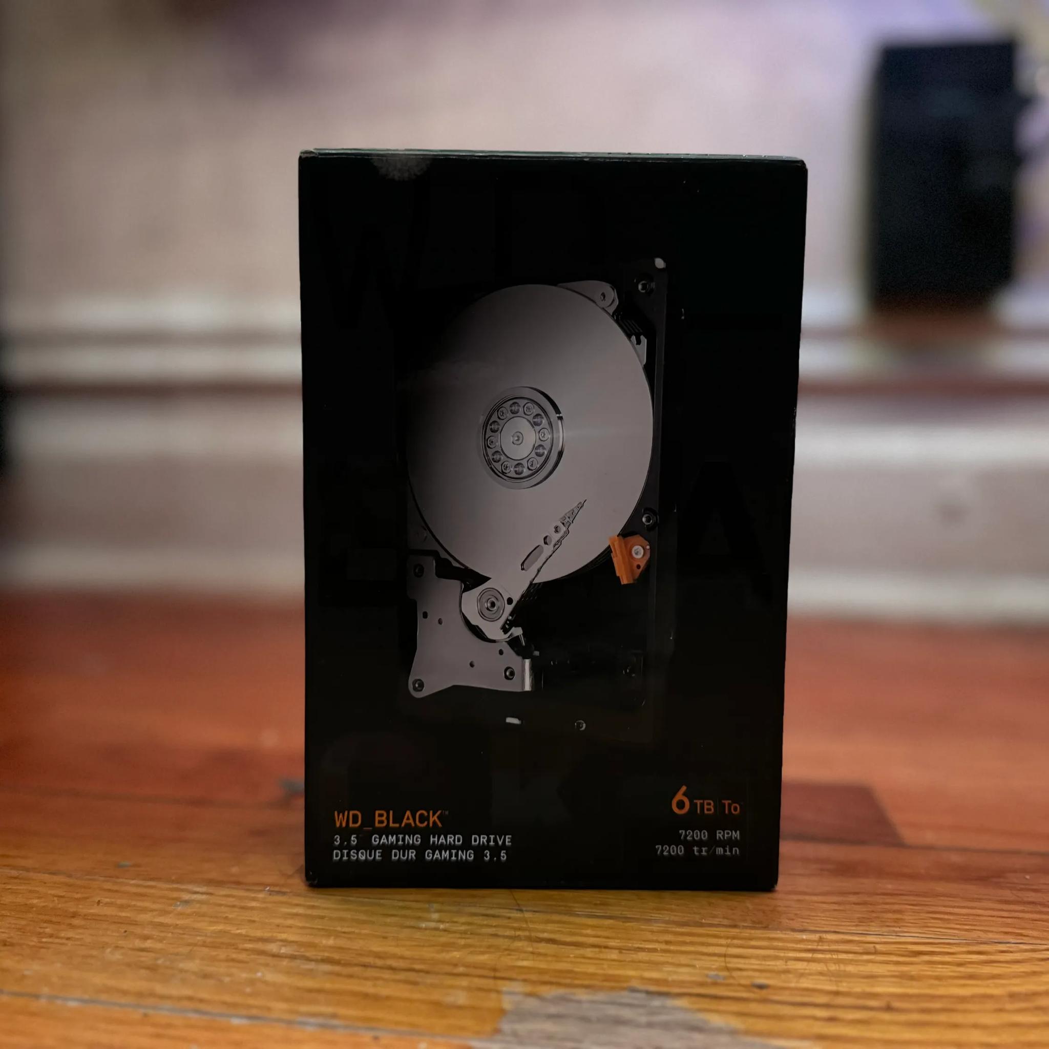 WD_BLACK 6TB GAMING HD 7200RPM- USED