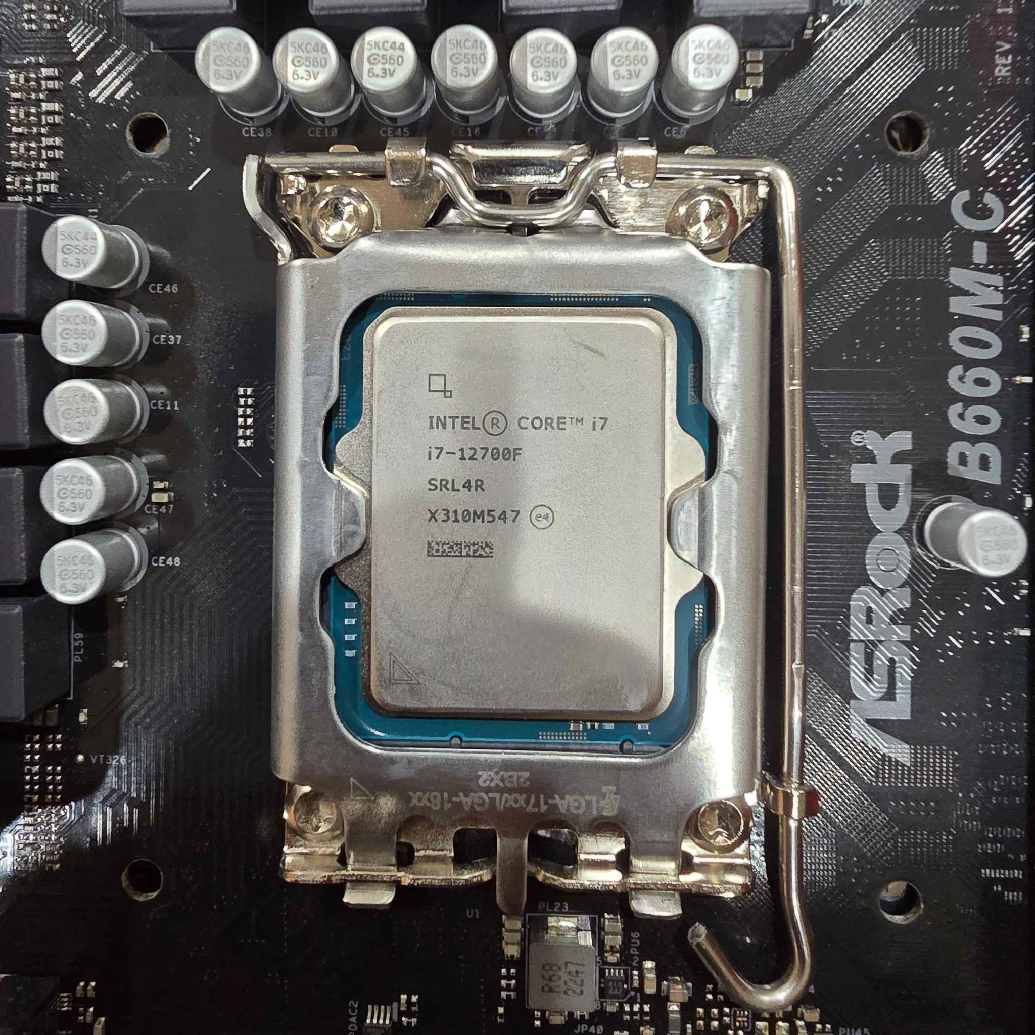 Intel I7-12700F Motherboard and Ram Combo