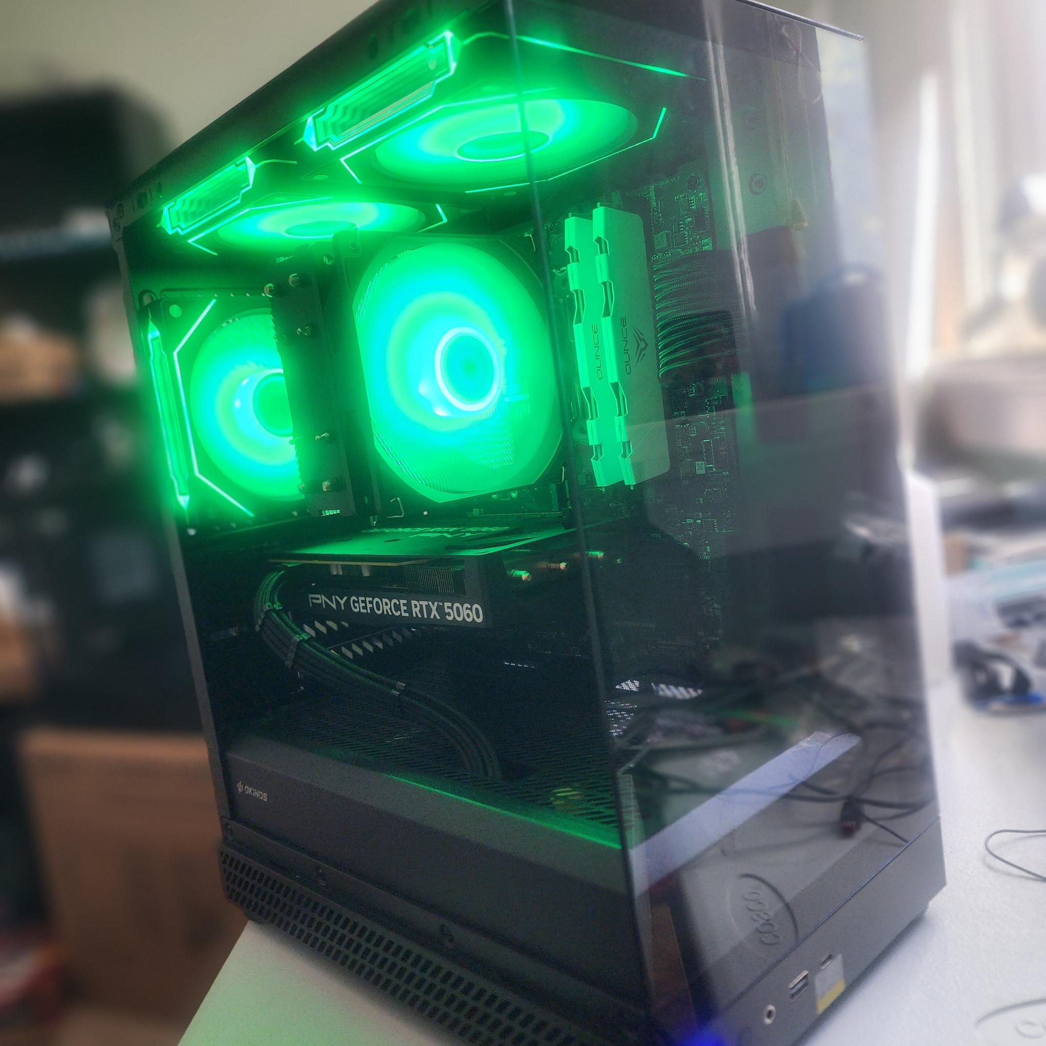GeForce RTX 5060 Custom Gaming PC - Ryzen 5 3600