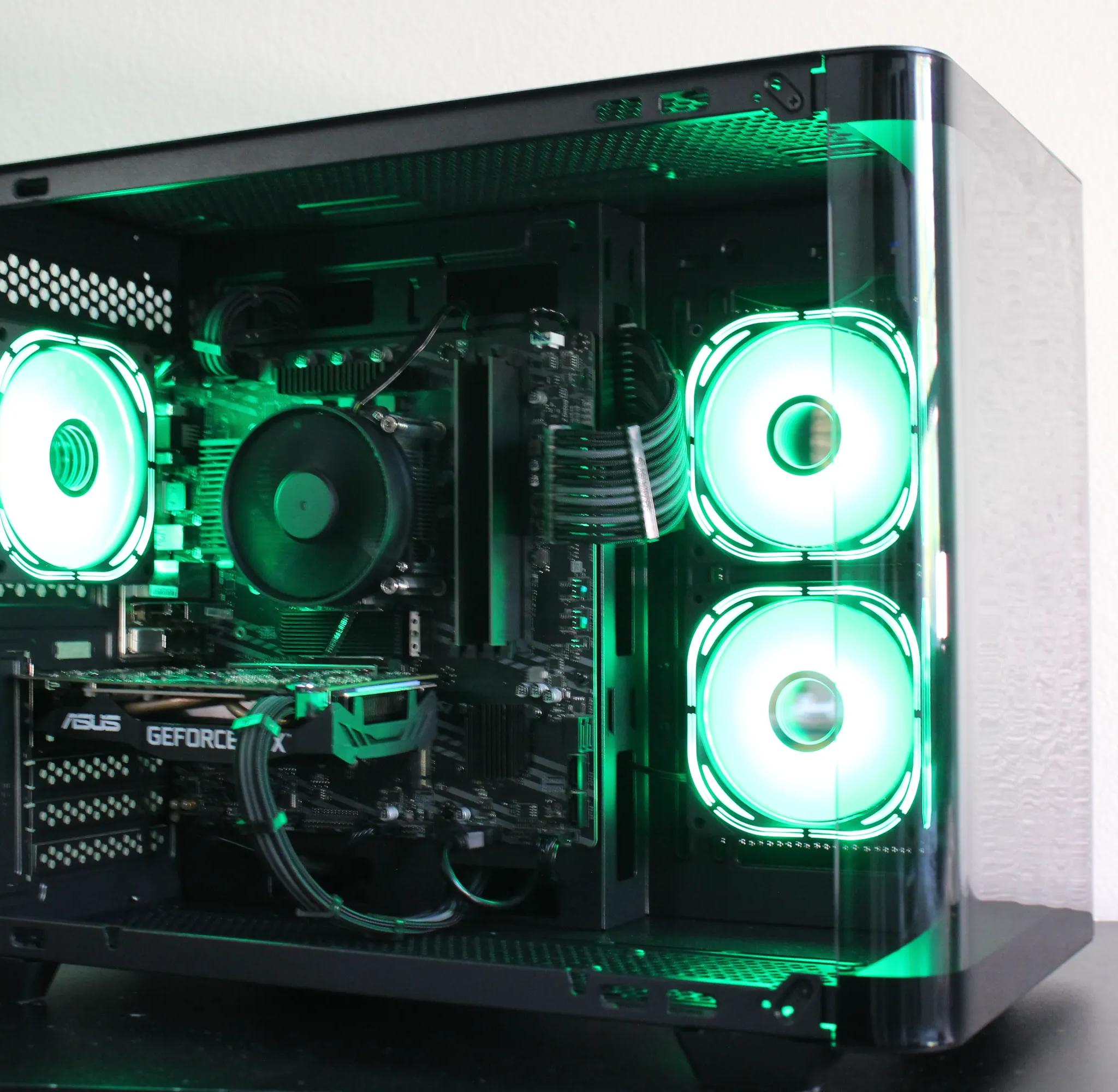 RTX Black Gaming PC | INTEL i7 10700F | Windows 11 Pro | 16GB Ram | 512GB SSD | WiFi & BLE