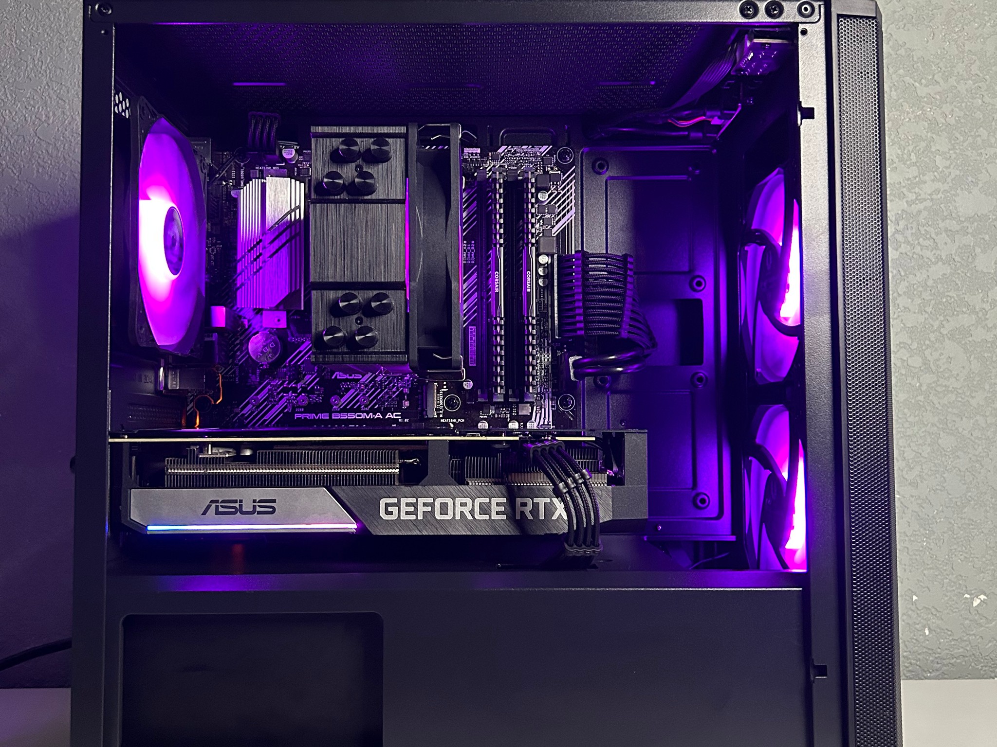 🥷😈 🥷| Asus Dual RTX 3060 Ti | Ryzen 5 5600 | Corsair Vengeance 16GB 3200Mhz | 1TB NVME 