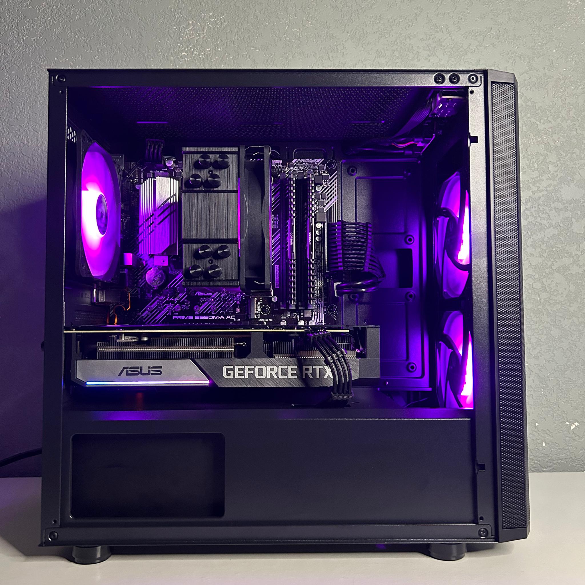 🥷😈 🥷| Asus Dual RTX 3060 Ti | Ryzen 5 5600 | Corsair Vengeance 16GB 3200Mhz | 1TB NVME 