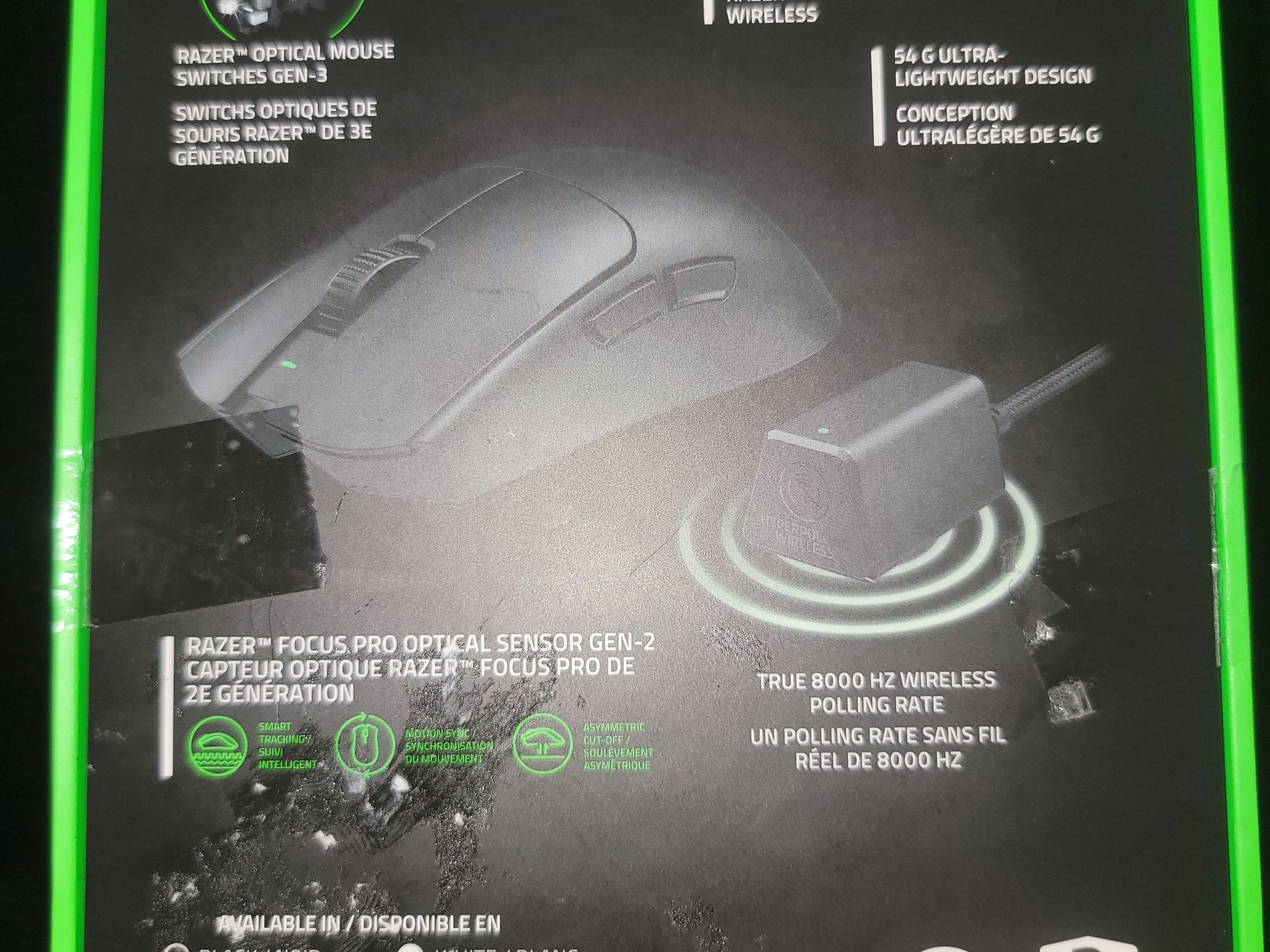 Razer Viper V3 Pro Wireless Gaming Mouse– 54g Ultralight | 8000Hz | Corepad Skatez Upgrade