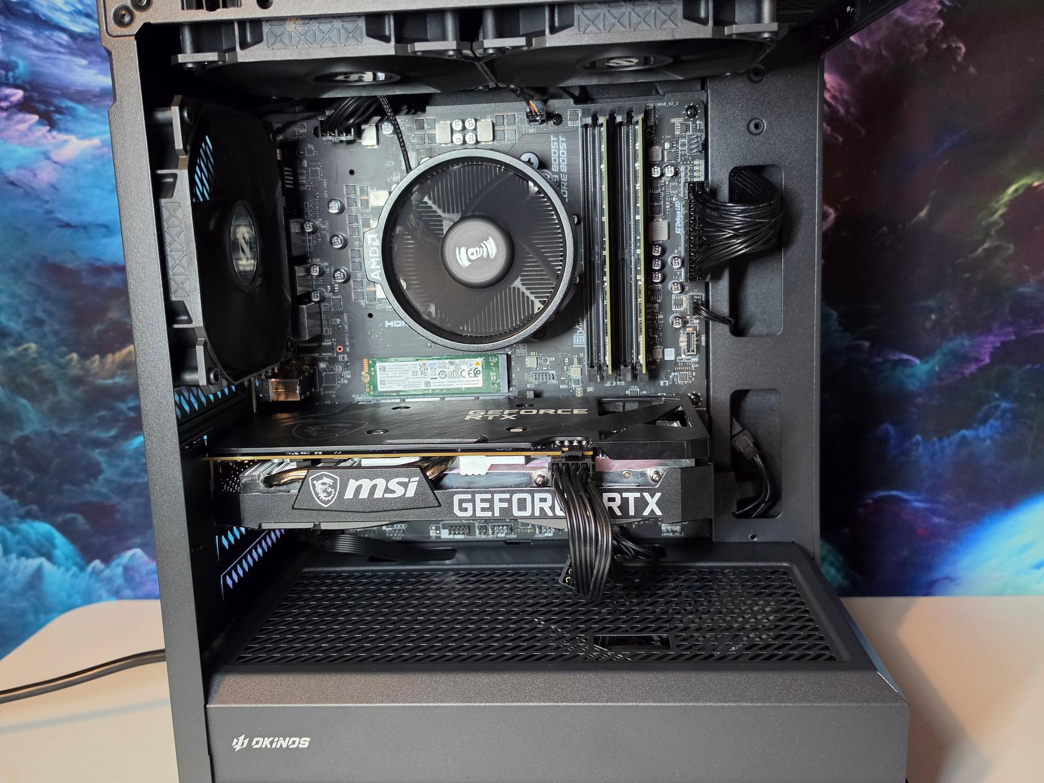 MSI RTX 3060ti 8gb + Ryzen 5500 PC Build #102