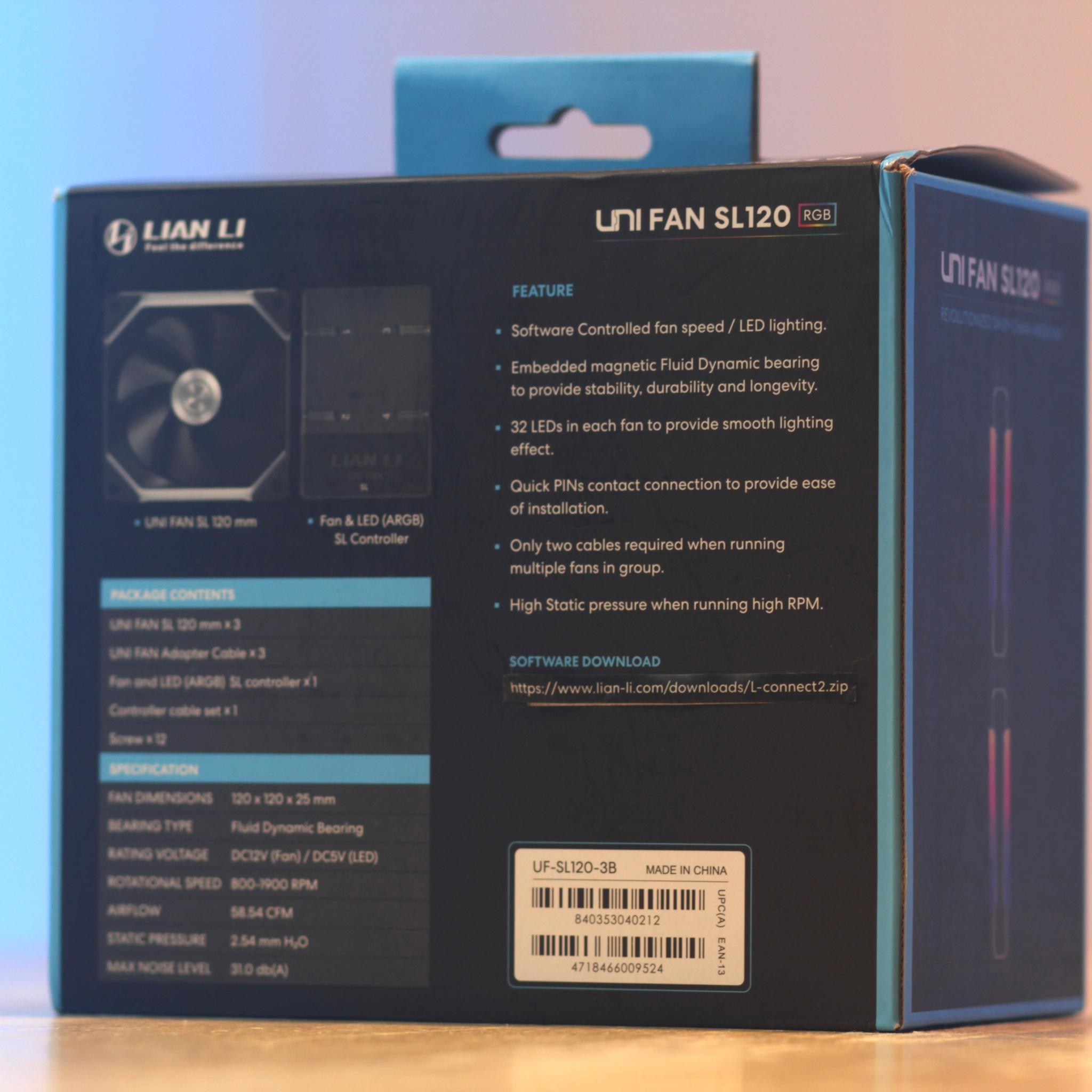 Lian Li UNI FAN SL120 3-Pack